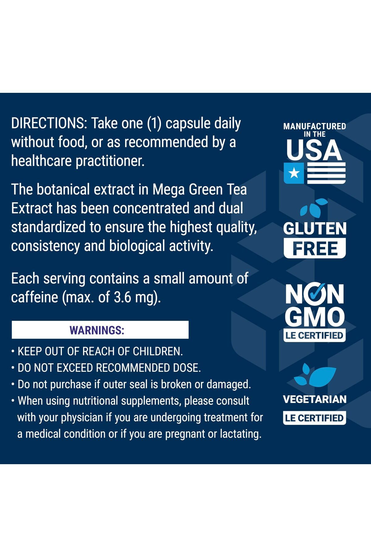 Life Extension-Decaffeinated Mega Green Tea Extract – Polyphenol-Rich, Supports Cell, Heart, Brain – 100 Capsules 8