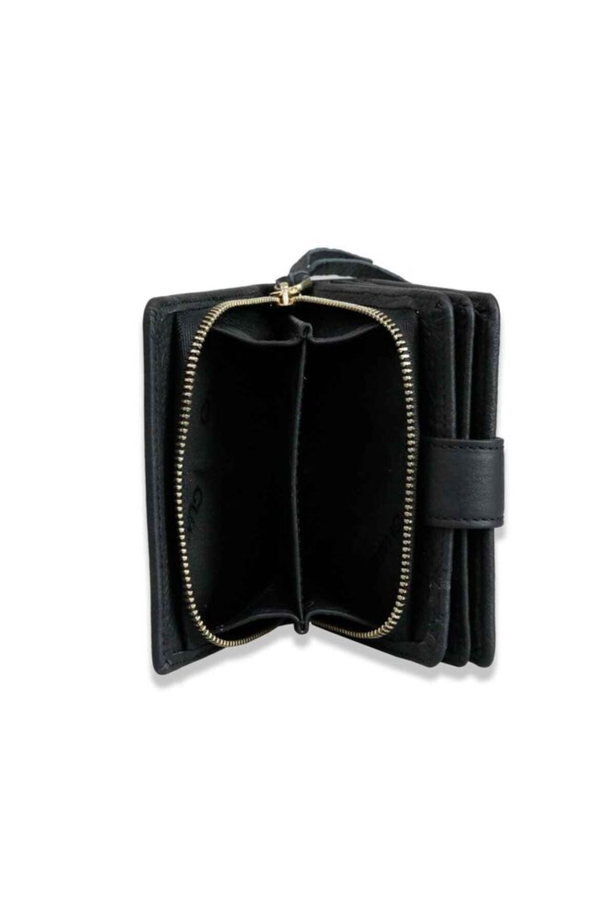 GUARD-Black Multi-Compartment Stylish Genuine Leather Women's Wallet P2266 5