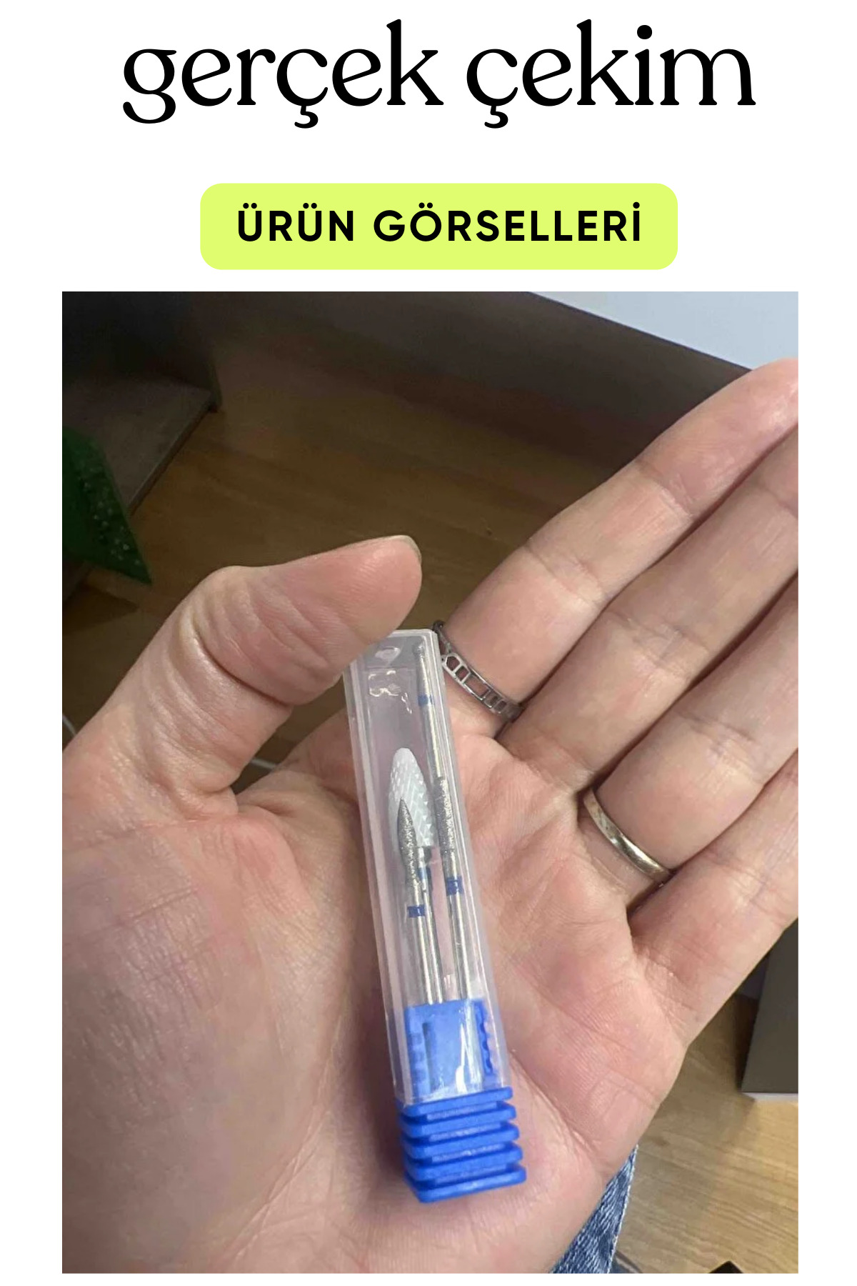 مجموعه مته‌های حرفه‌ای ناخن‌گیری و مانیکور، مجموعه ۶ عددی مته محبوب — COSCELIA6LIDRILLSET — تصویر 3 از 4