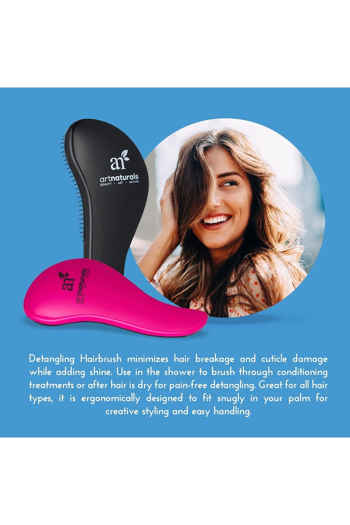 artnaturals-Detangling Brush Set, 2 Count 3