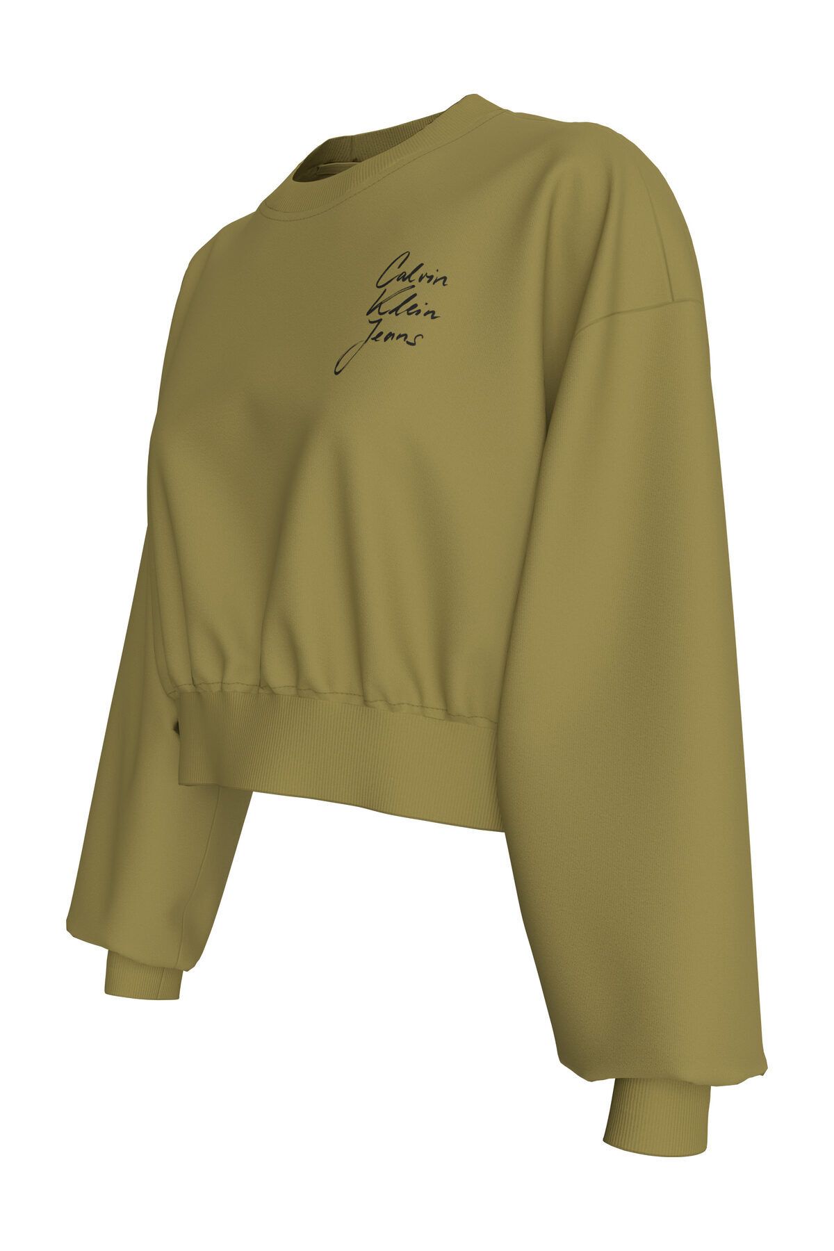 Calvin Klein-SCRIPT INSTITIONAL CREWNECK 3