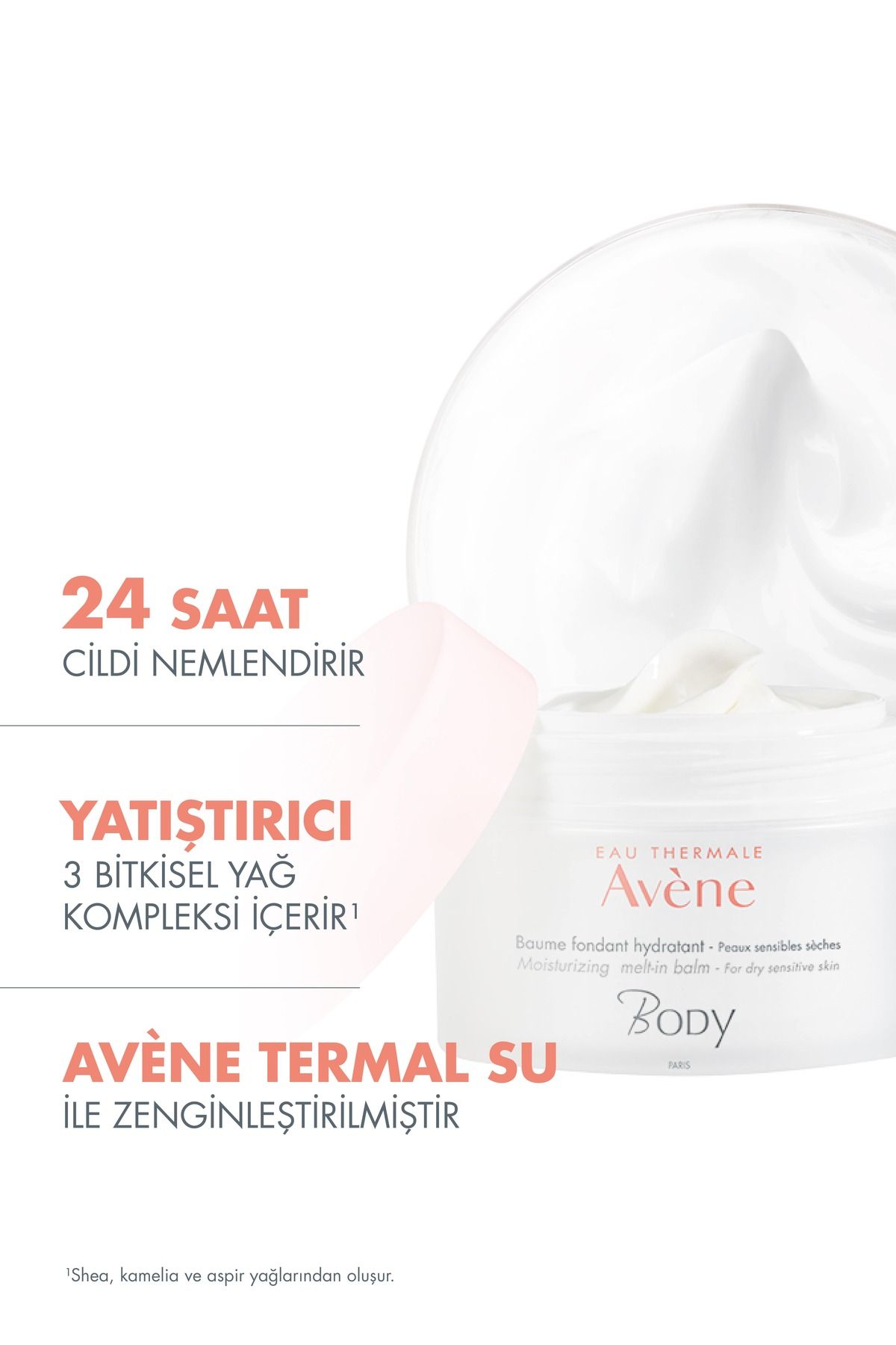 بالم بدن مرطوب کننده برای انواع پوست 250 میلی لیتر Avene