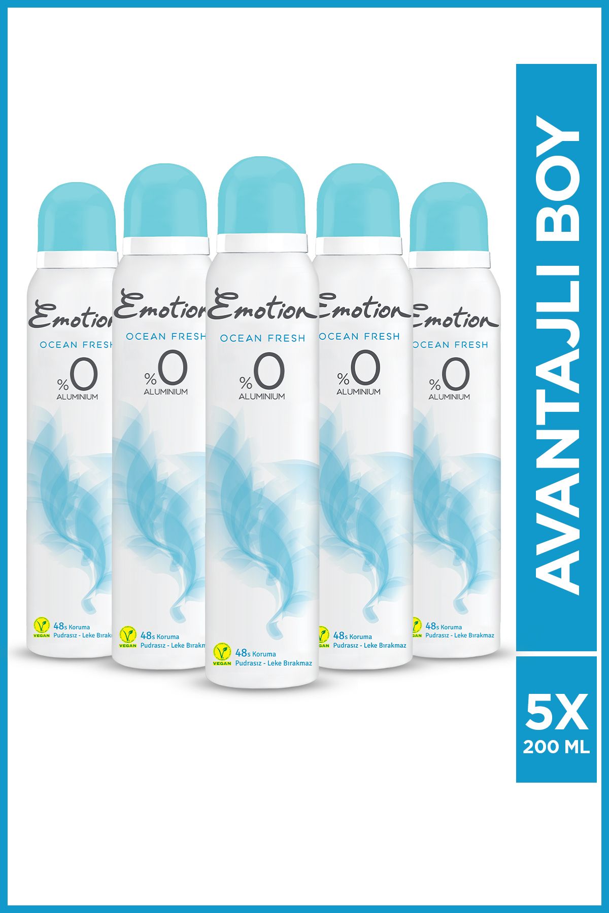 دئودورانت زنانه Ocean Fresh 5x200 ml Emotion