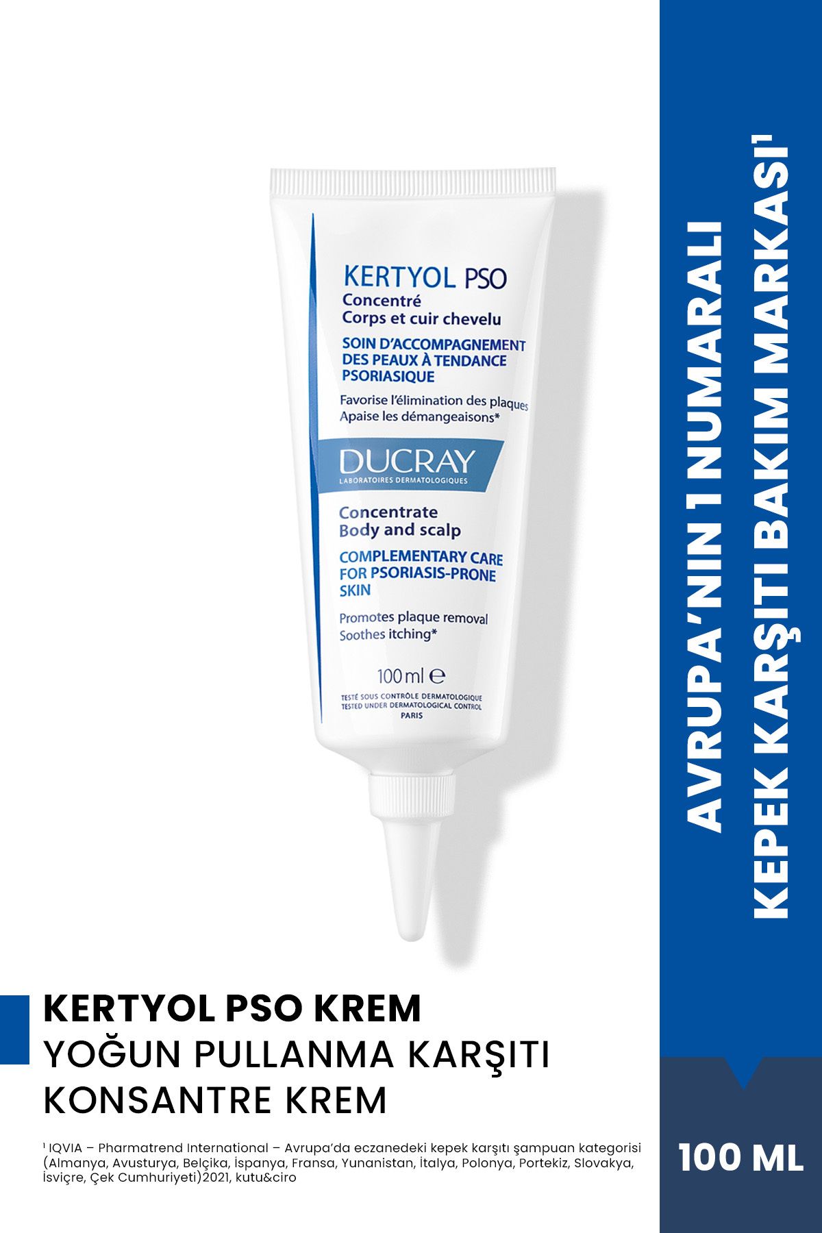 کرم کنسانتره ضد پوسته پوسته شدن شدید Kertyol PSO 100ml Ducray
