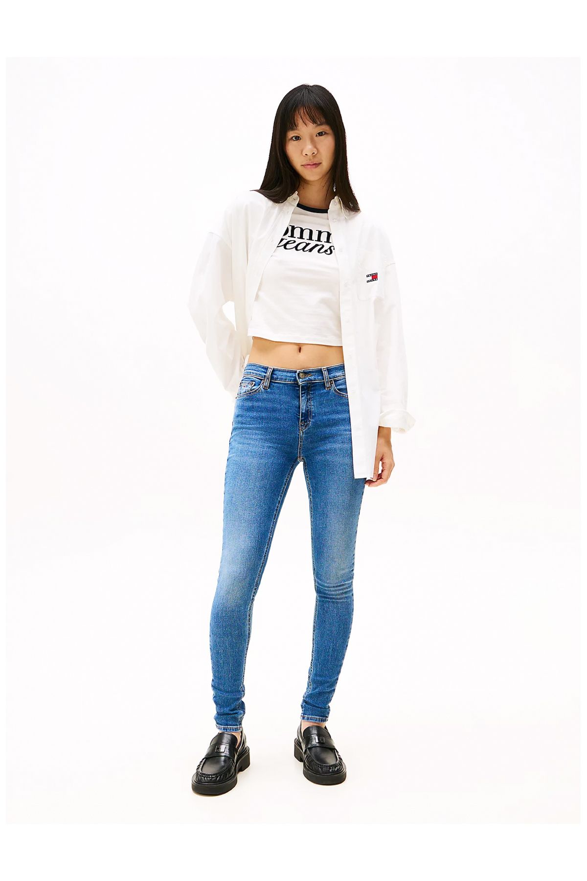 Tommy Hilfiger Nora Mr Skny Bi0234 - Damskie Buty Casualowe Kobieta - 28/32