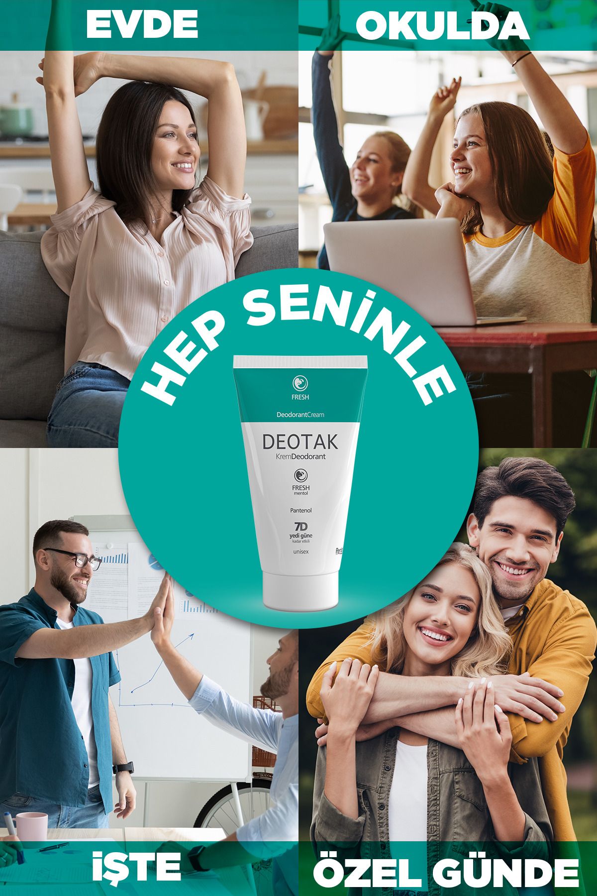 دئودورانت و رول آن مردانه زنانه طراوت منتول تا 7 روز کرم مؤثر 35 میل Deotak