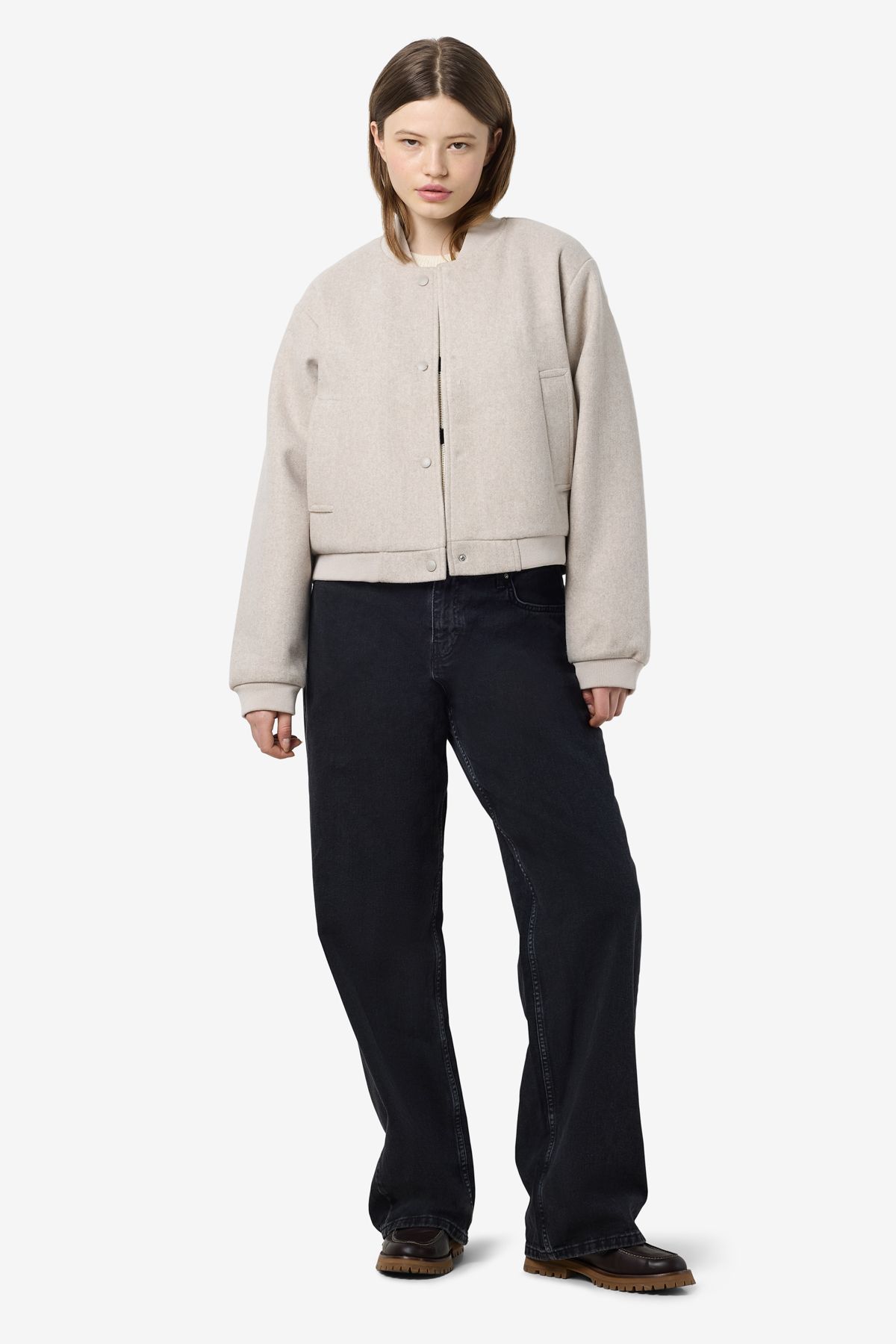 Noisy May-Silberne detaillierte Jacke für Damen/Mädchen 3