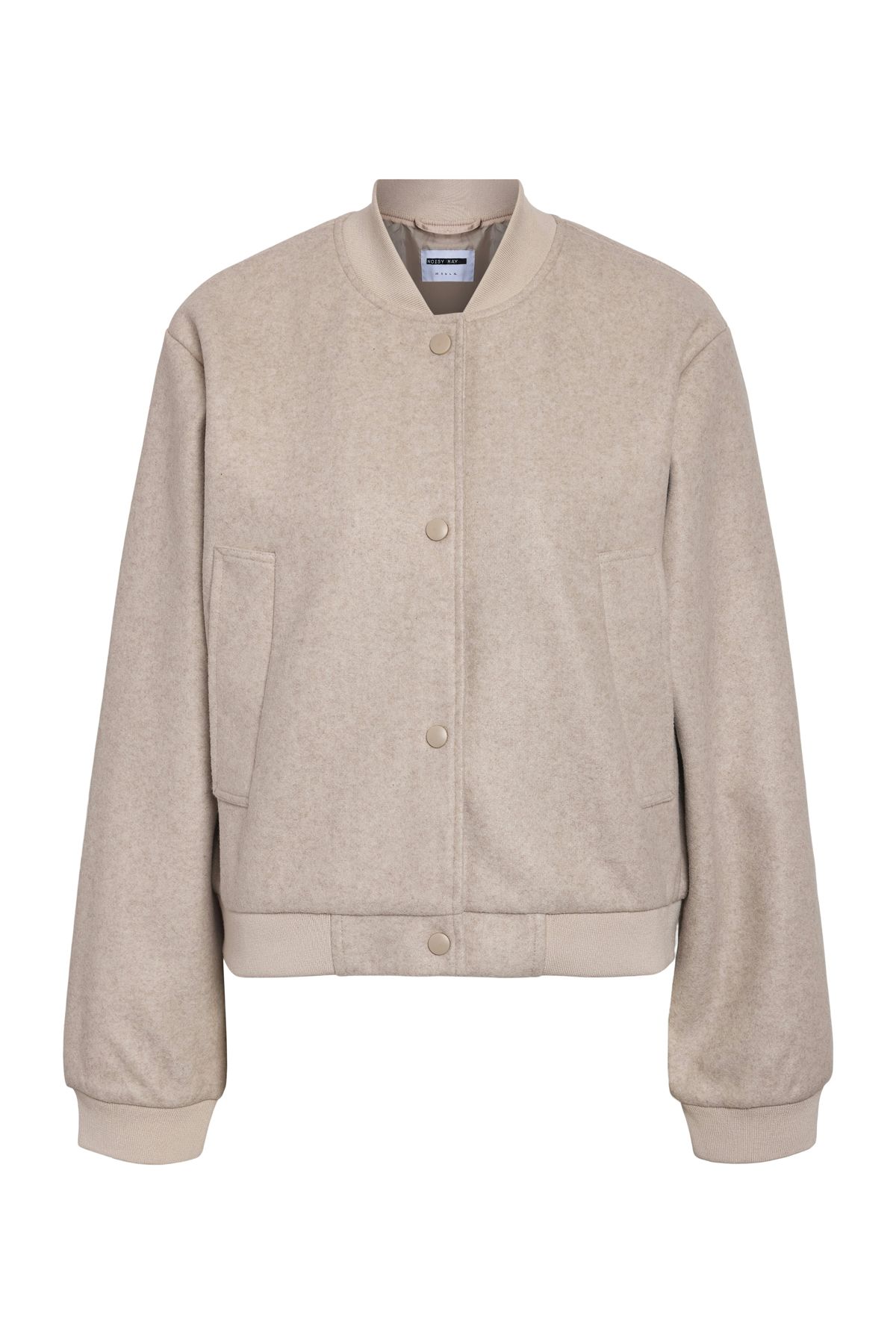 Noisy May-Silberne detaillierte Jacke für Damen/Mädchen 7