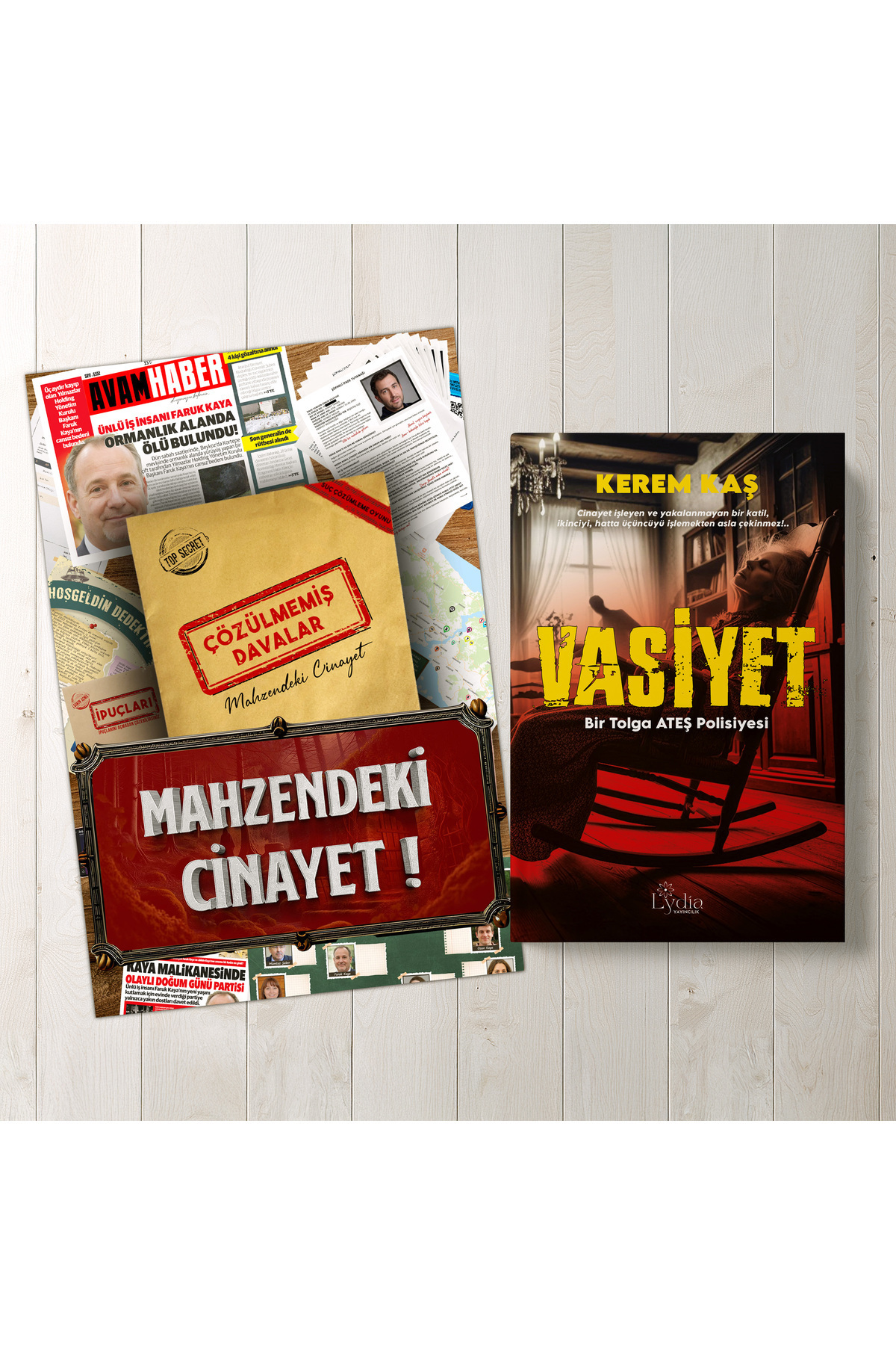 Nesnel Yayınları-Unsolved Cases Detective Crime Solving Game Faruk Rock File - Will - Kerem Kaş 1