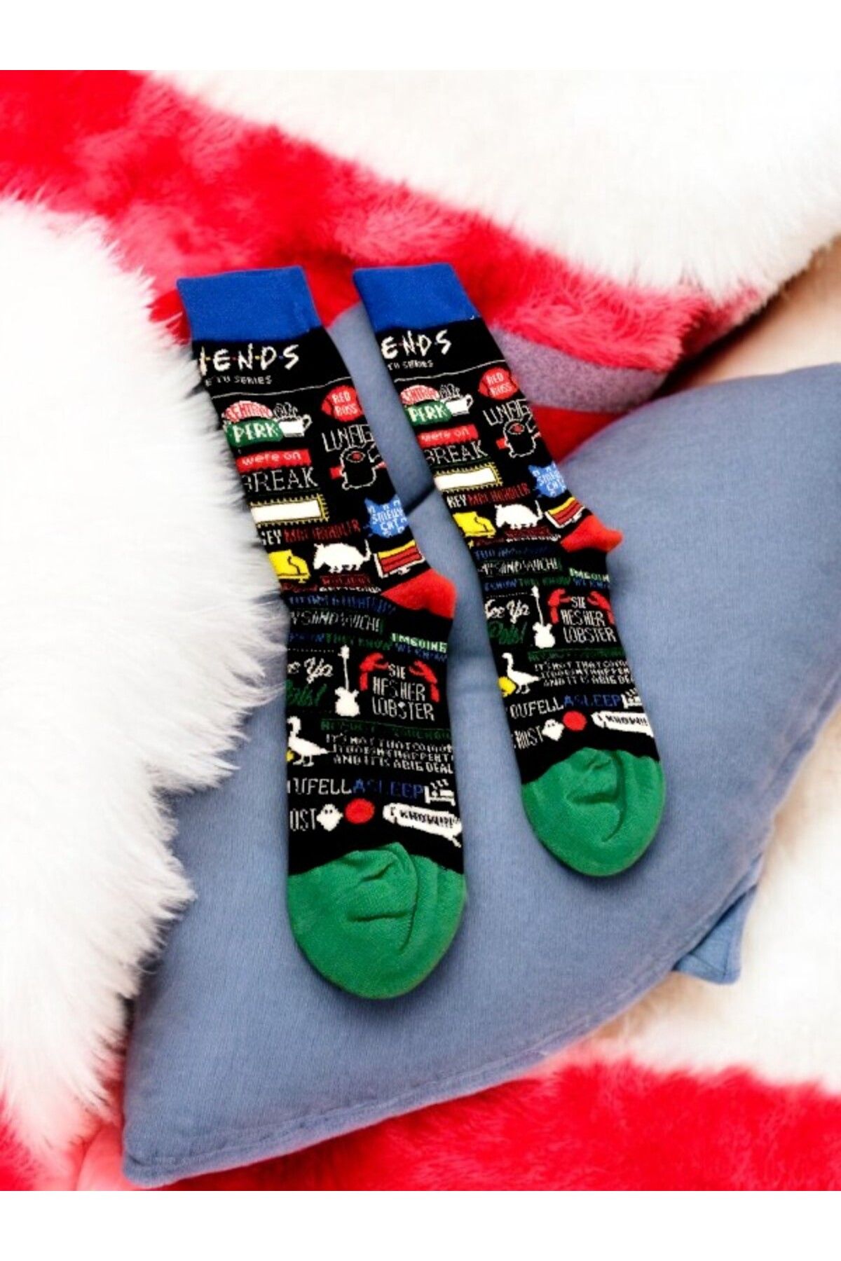 FFM-Friends Series Socks - Fun Iconic Character Design 1