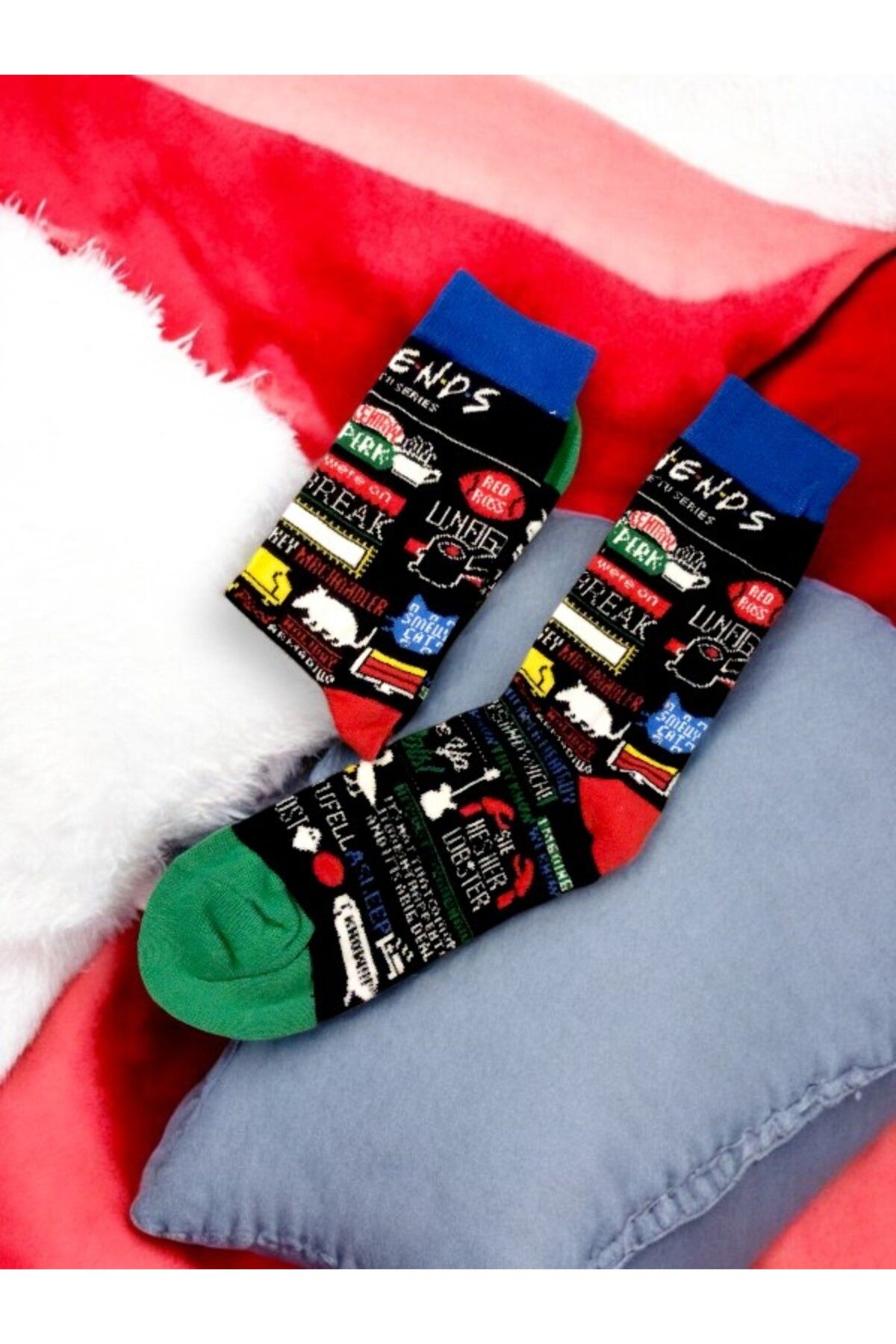 FFM-Friends Series Socks - Fun Iconic Character Design 4