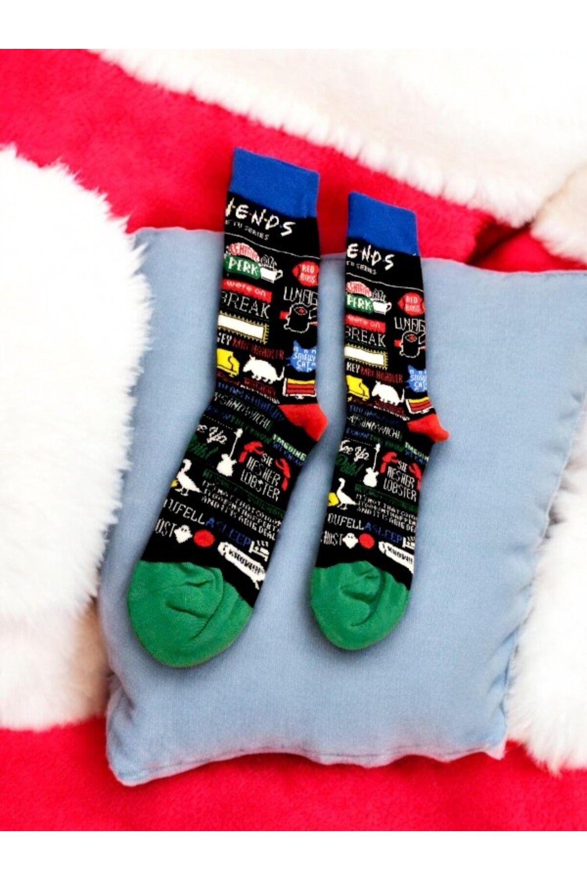 FFM-Friends Series Socks - Fun Iconic Character Design 6