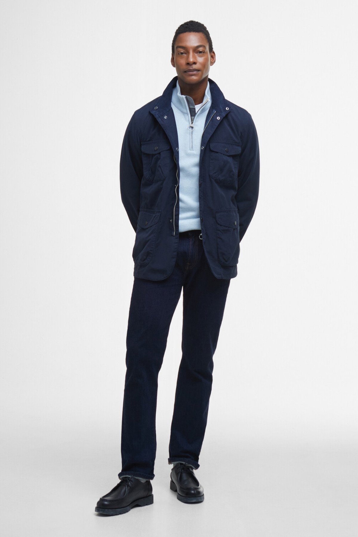 کت تک مردانه راسته آستین بلند | باربور Barbour MCA1039-675 - تصویر 3