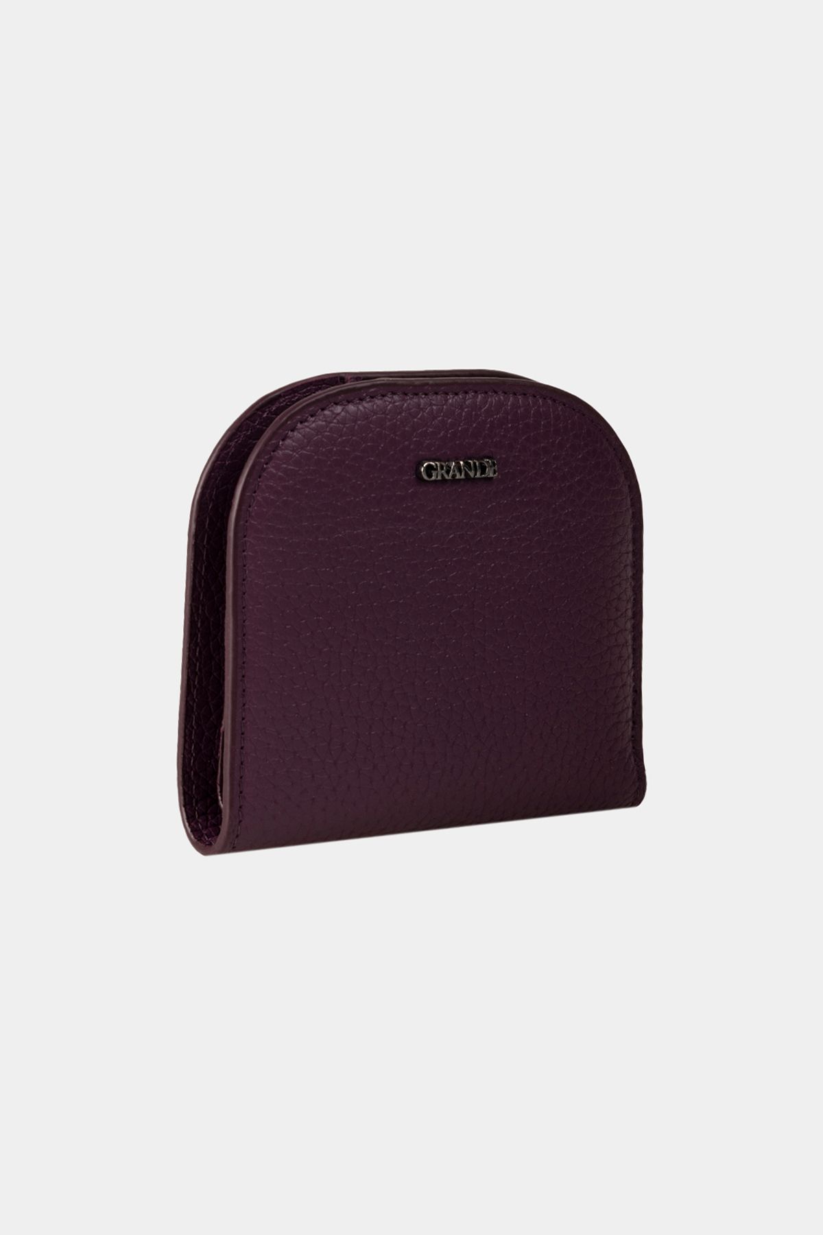 Grande-2817 Minimal Wallet - Genuine Leather, Oval Design 3