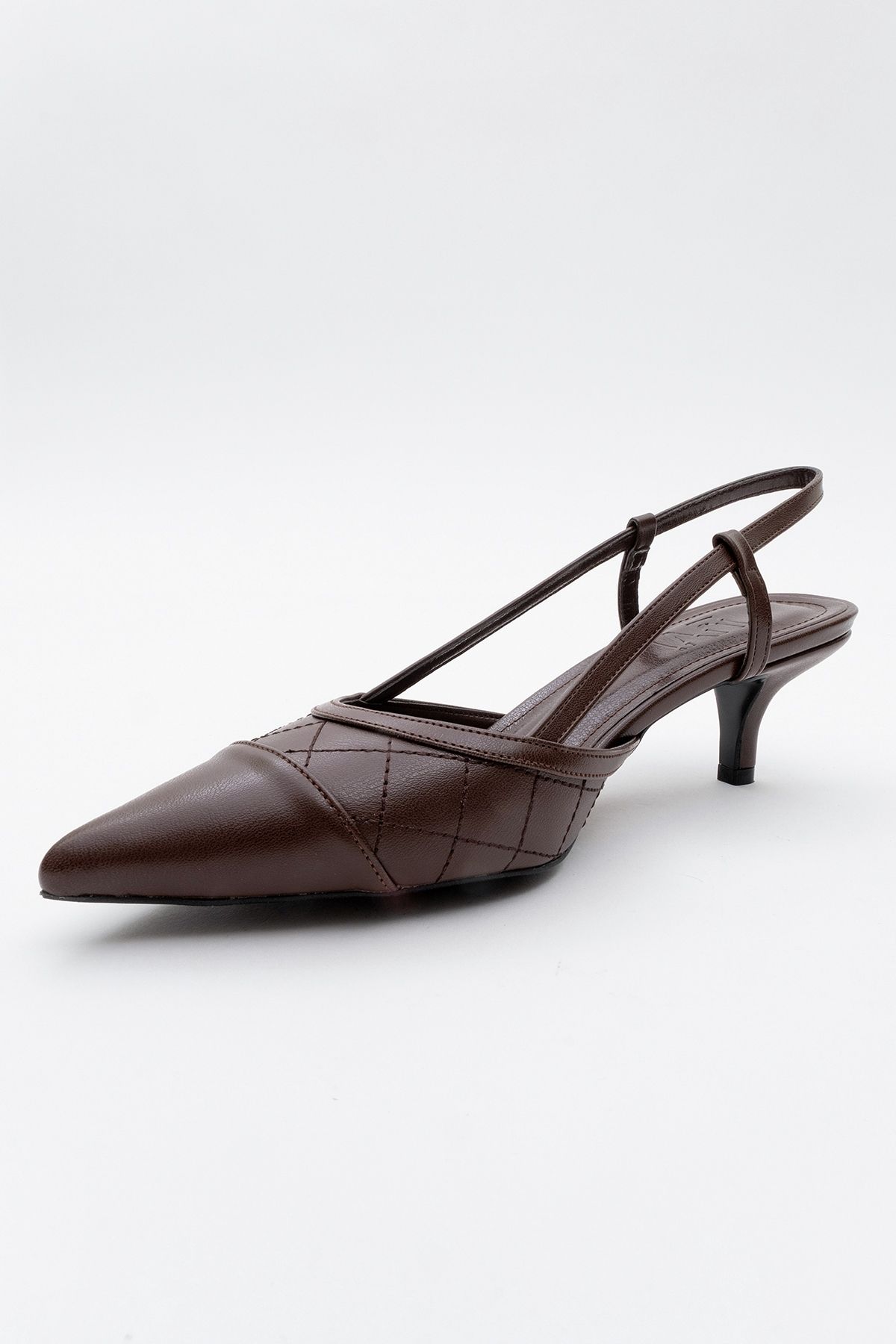 Luvi-Point Brown Women's Heeled Shoes 3