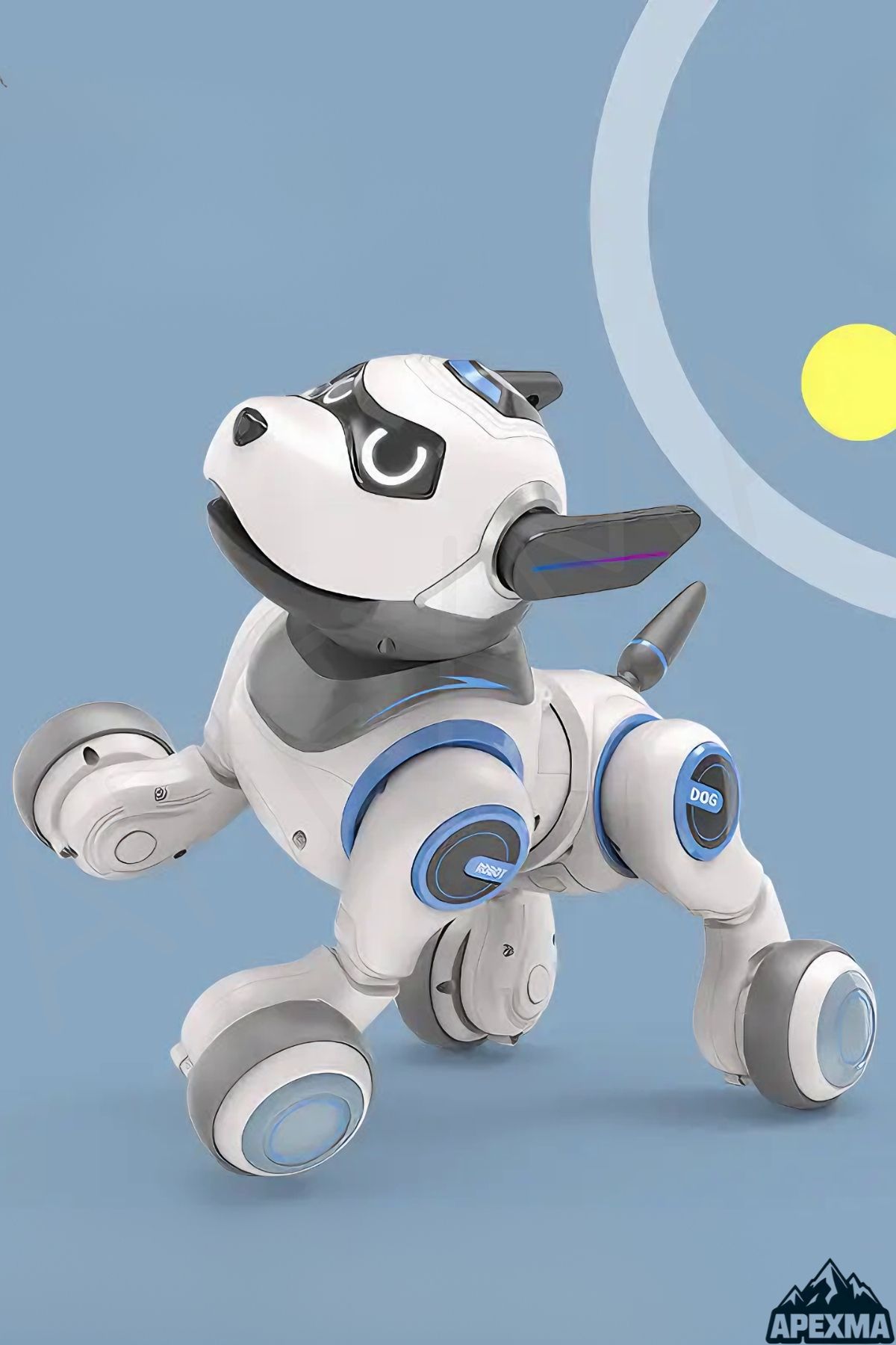 Oyuncak Uzaktan Kumandalı Şarjlı 22 Fonksiyonlu Dokunma Sensörlü Etkileşimli Akıllı Robot Köpek - 7