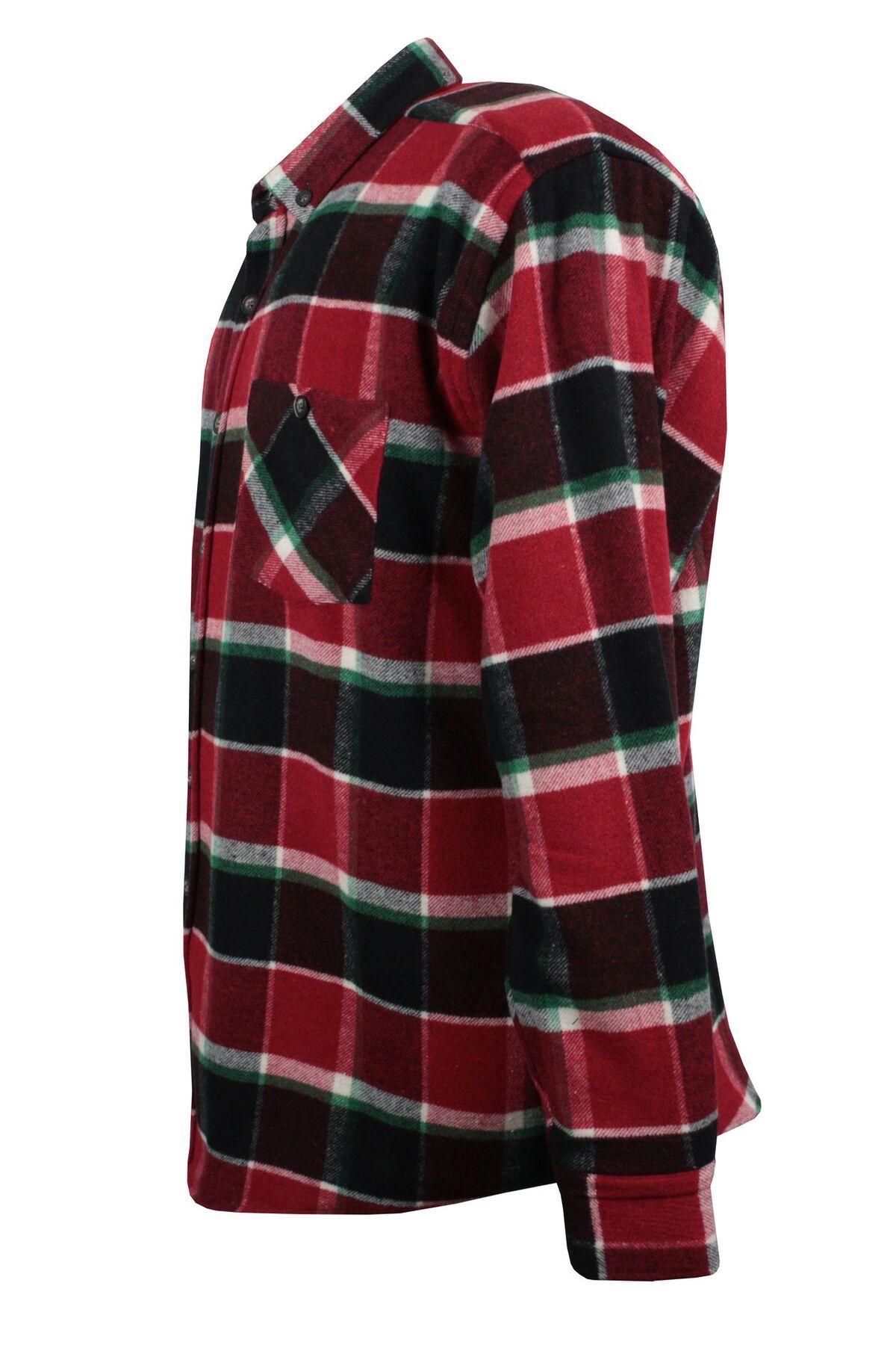 tambattal-Large Size Thick Winter Lumberjack Plaid Shirt 2