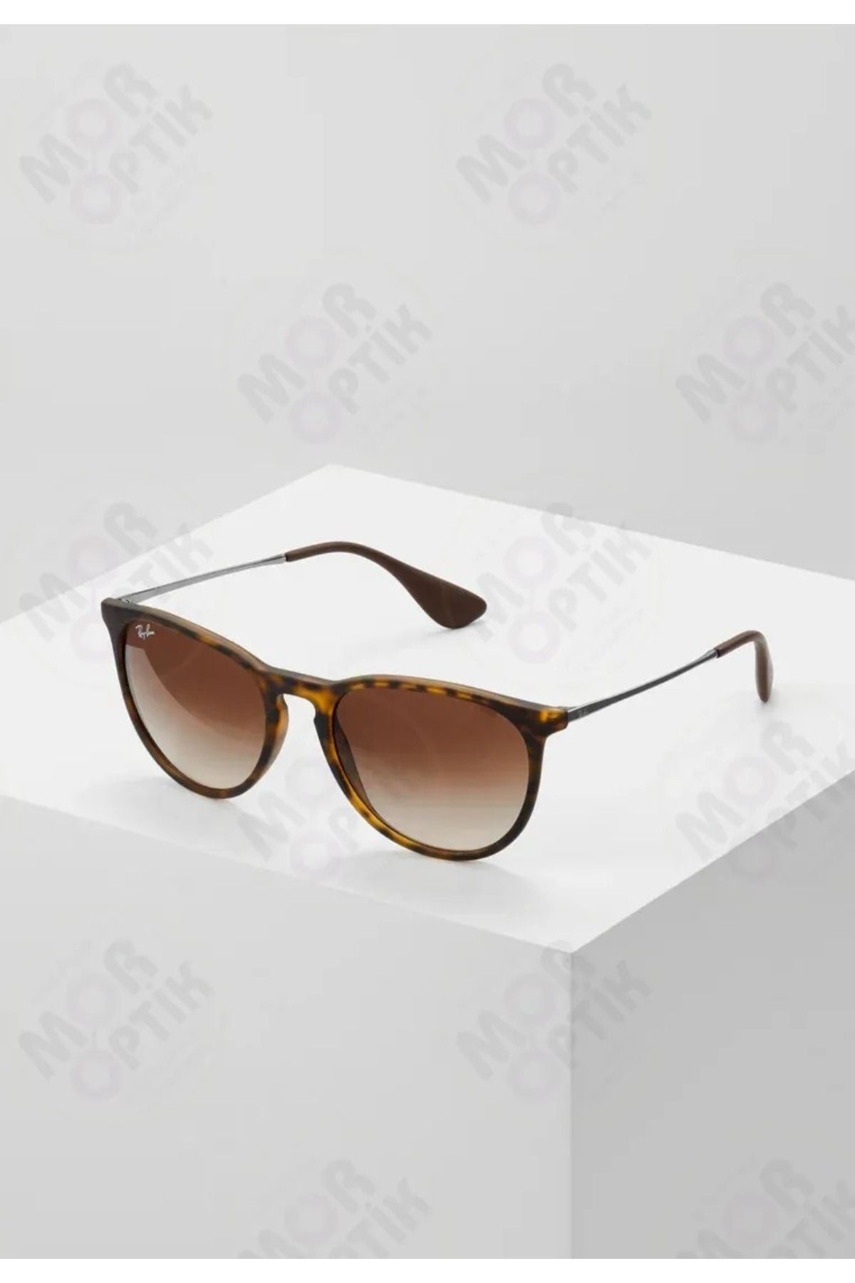 Ray-Ban-Purple Optical Rb4171 Erika Rubber 54 Size Brown Matte 6