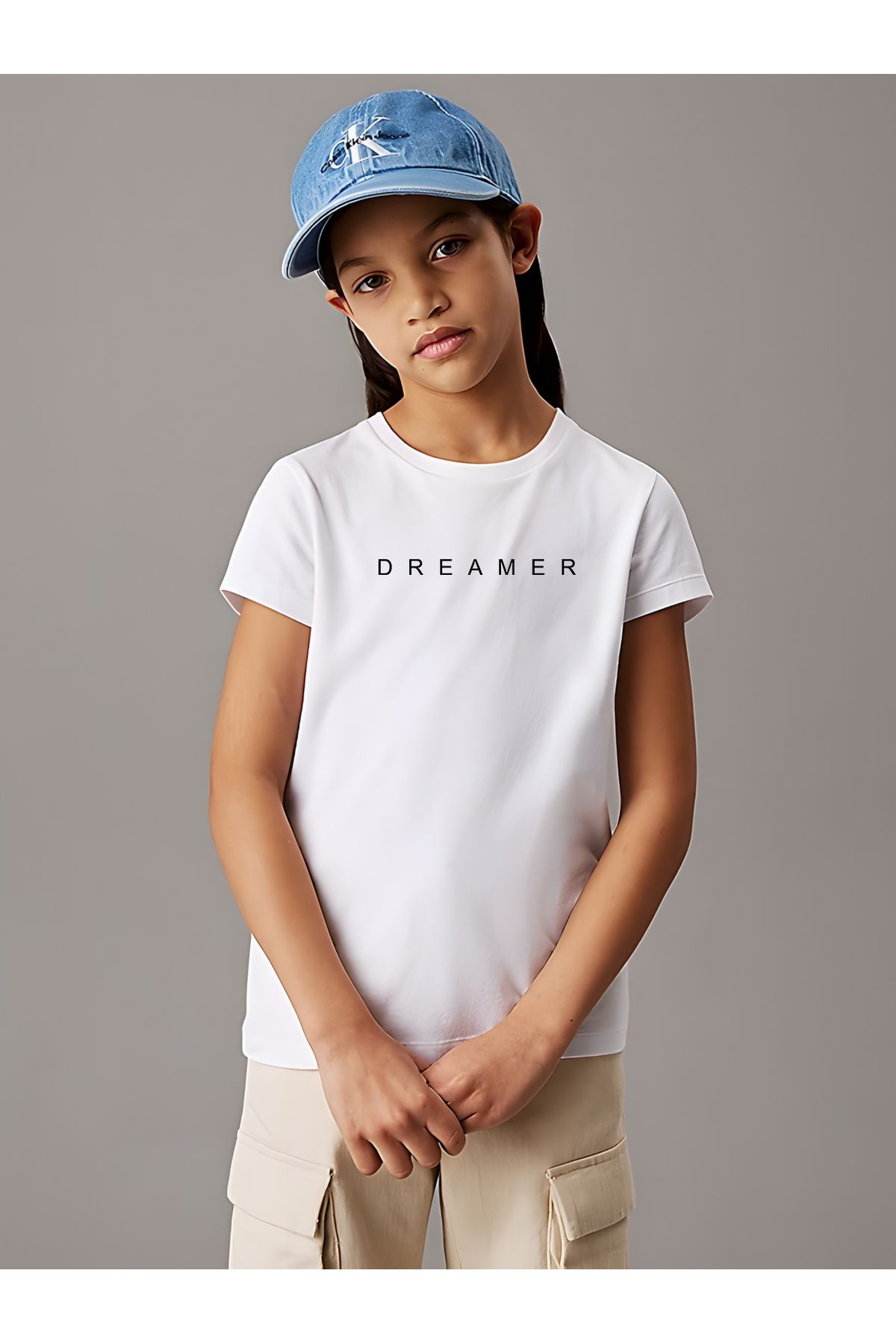 uyguntarz Dziecięca Koszulka Bawełniana Z Nadrukiem Dreamer Unisex - 9–10 years
