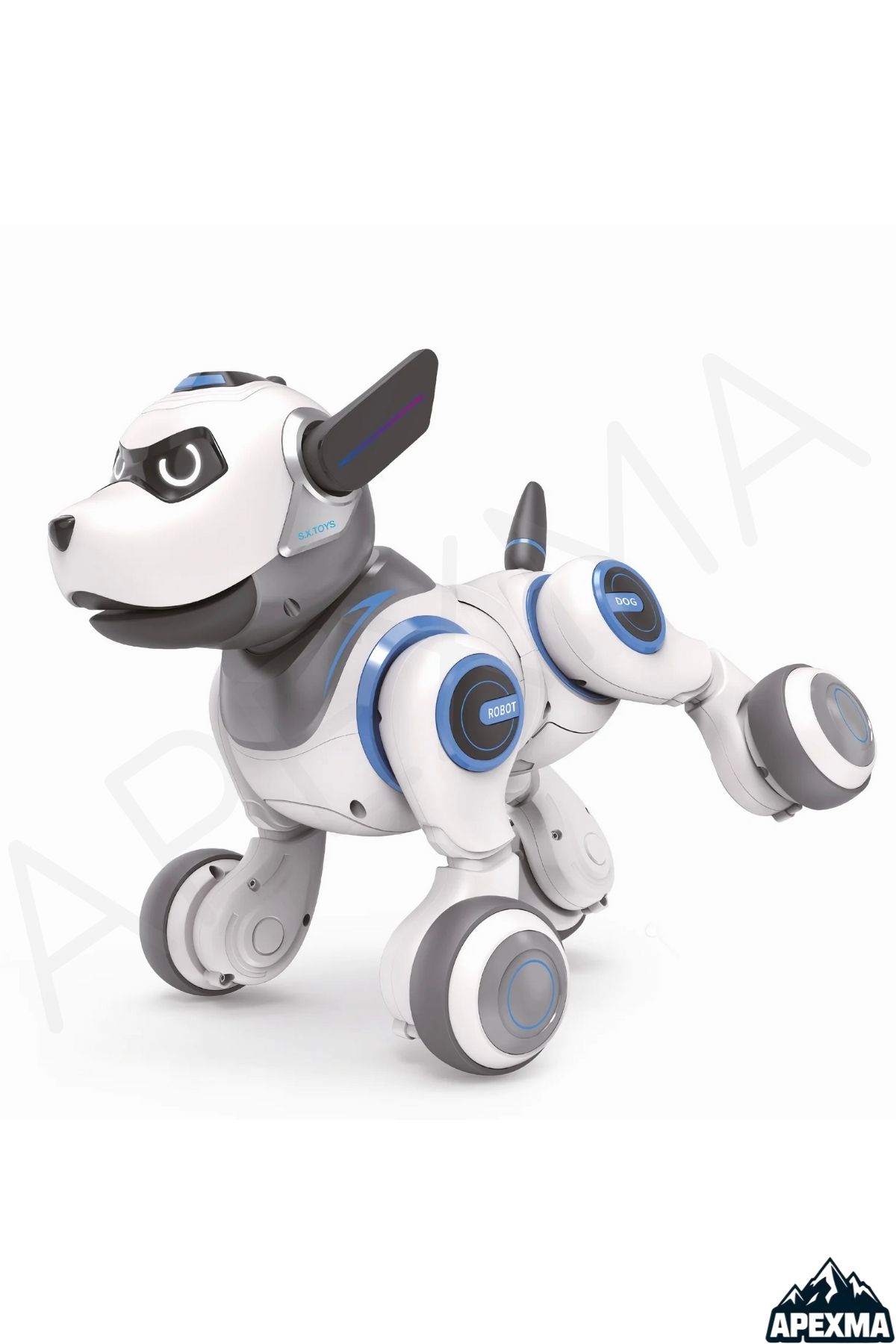 Oyuncak Uzaktan Kumandalı Şarjlı 22 Fonksiyonlu Dokunma Sensörlü Etkileşimli Akıllı Robot Köpek - 6
