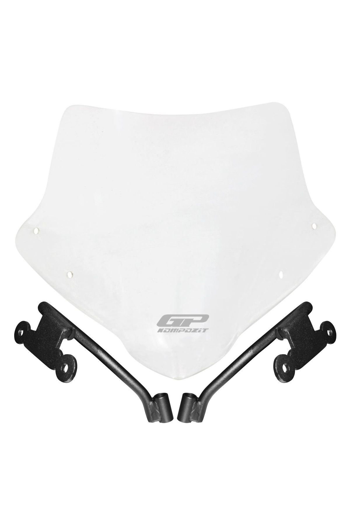GP KOMPOZİT GP Kompozit Honda CB750 Hornet 2023-2024 Uyumlu Ön Cam Şeffaf 28 cm