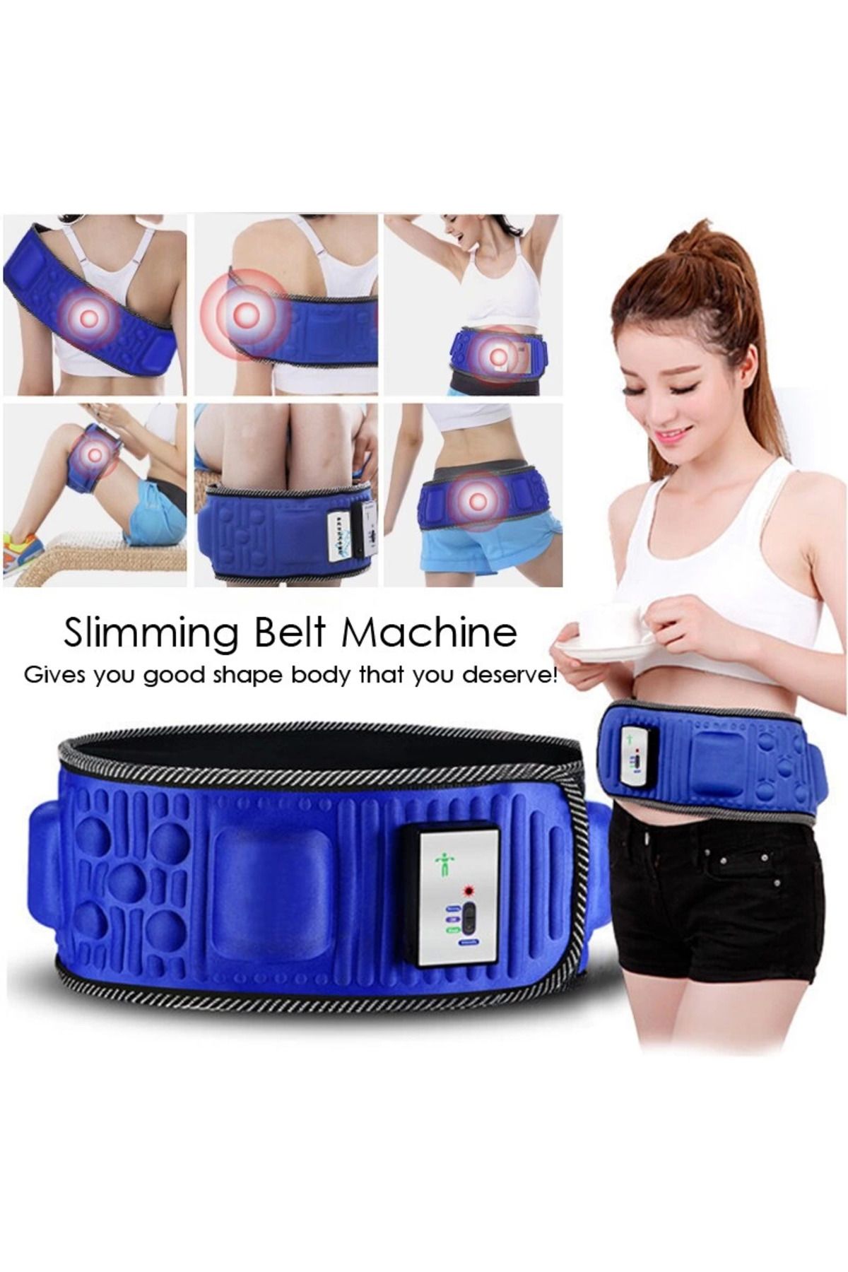 Narnuga Super Slim 5 Motorlu Titreşimli Masaj Kemeri Göbek Eritme Aleti - MCT6776-2196