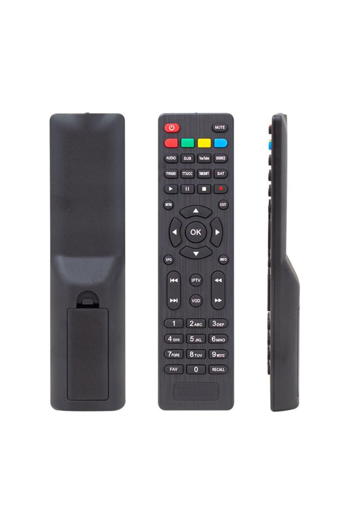 Lokal Marketing MAGBOX ORBİT*MARGINAL*BRAWOO IPTV-VOD-YOUTUBE TUŞLU HD UYDU SLİM KUMANDA (40057=3 - LKM3785-4185