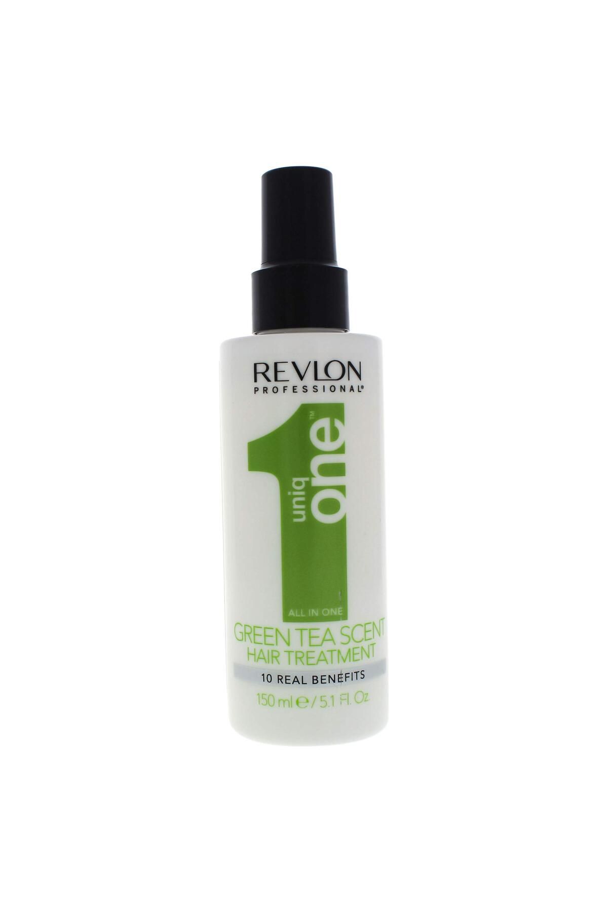 Revlon Professional-Revlon Uniq One Hair Treatment, Moisturizing Leave-In, Repair for Damaged Hair, Green Tea 150 ml 3