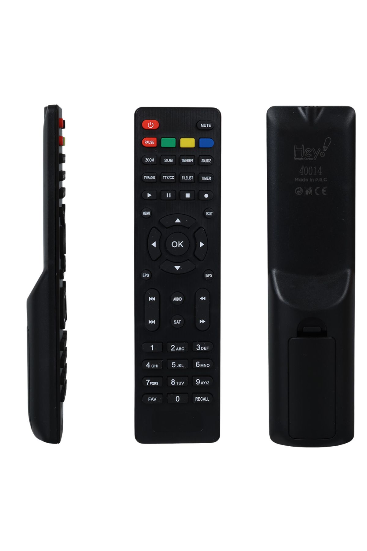 İsmiyle Al MERSAT STAR/YUMATU HD/CITYBOX HD/MERSAT MARGINAL UYDU KUMANDASI PAUSE KIRMIZI (40014 - ISL3090-9543