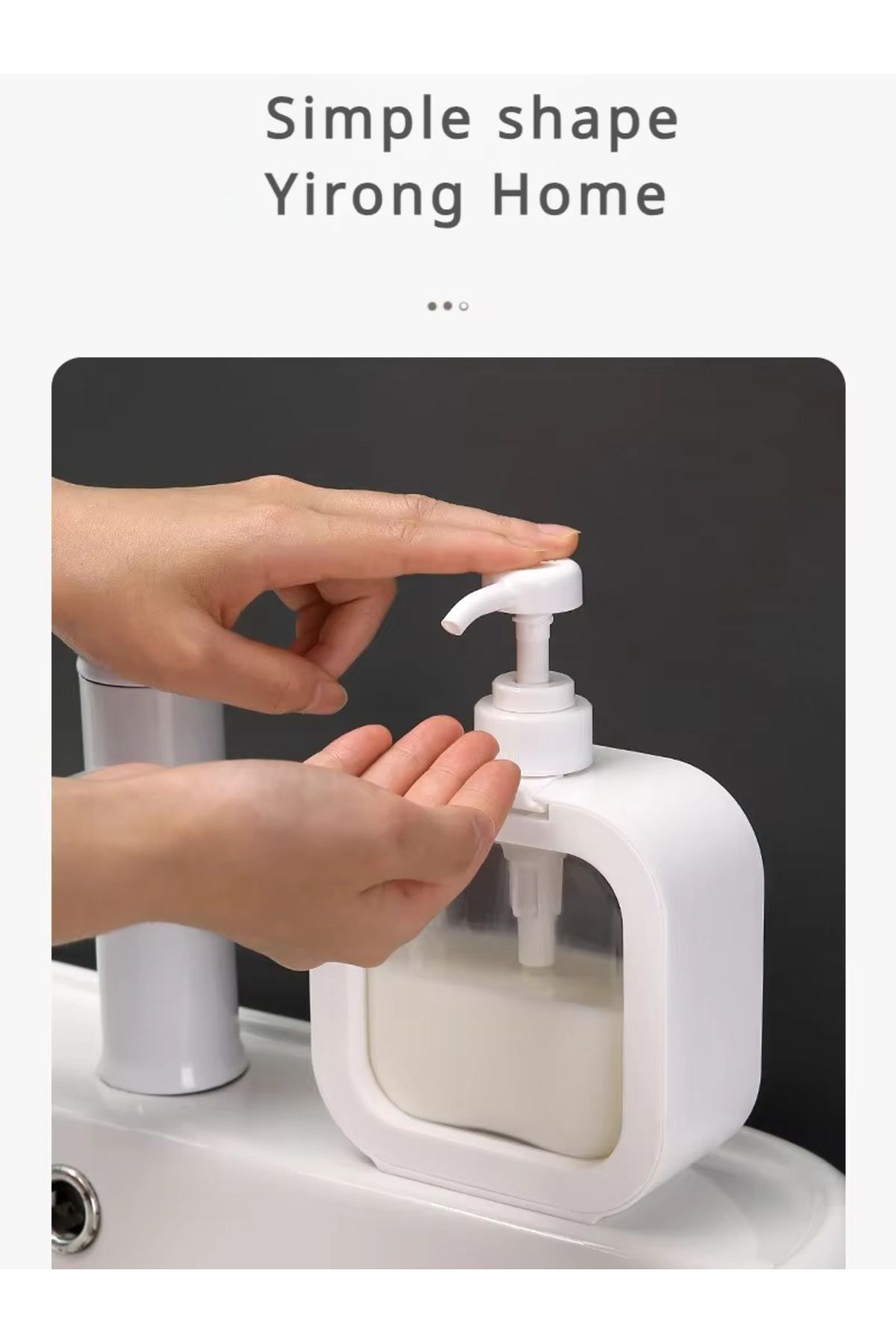MUKKO HOME-500 ml Countertop Rectangular Liquid Soap Dispenser – Stylish and Practical Design! 7