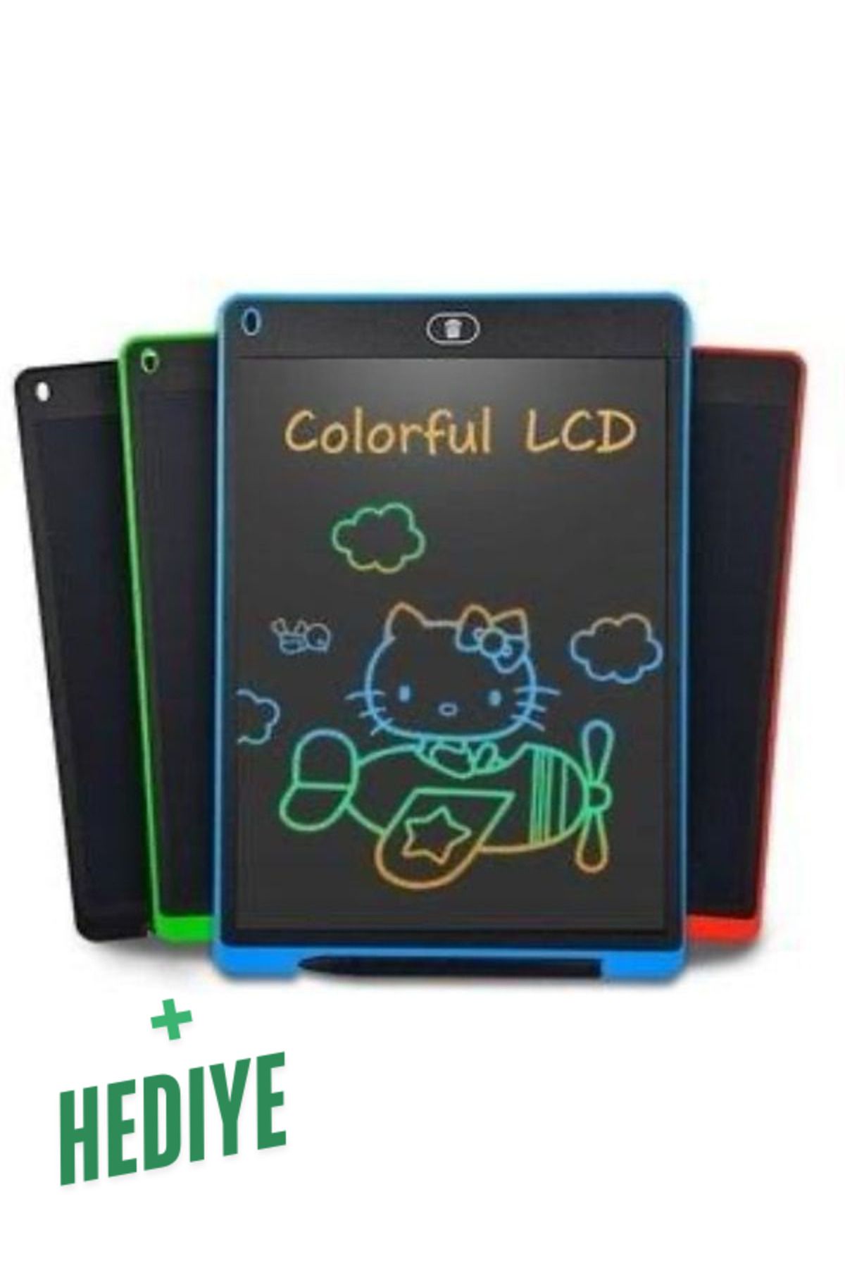 ETT Writing Tablet Lcd 8.5 Inç Dijital Kalemli Çizim Yazı Tahtası Grafik Tableti + HEDIYE