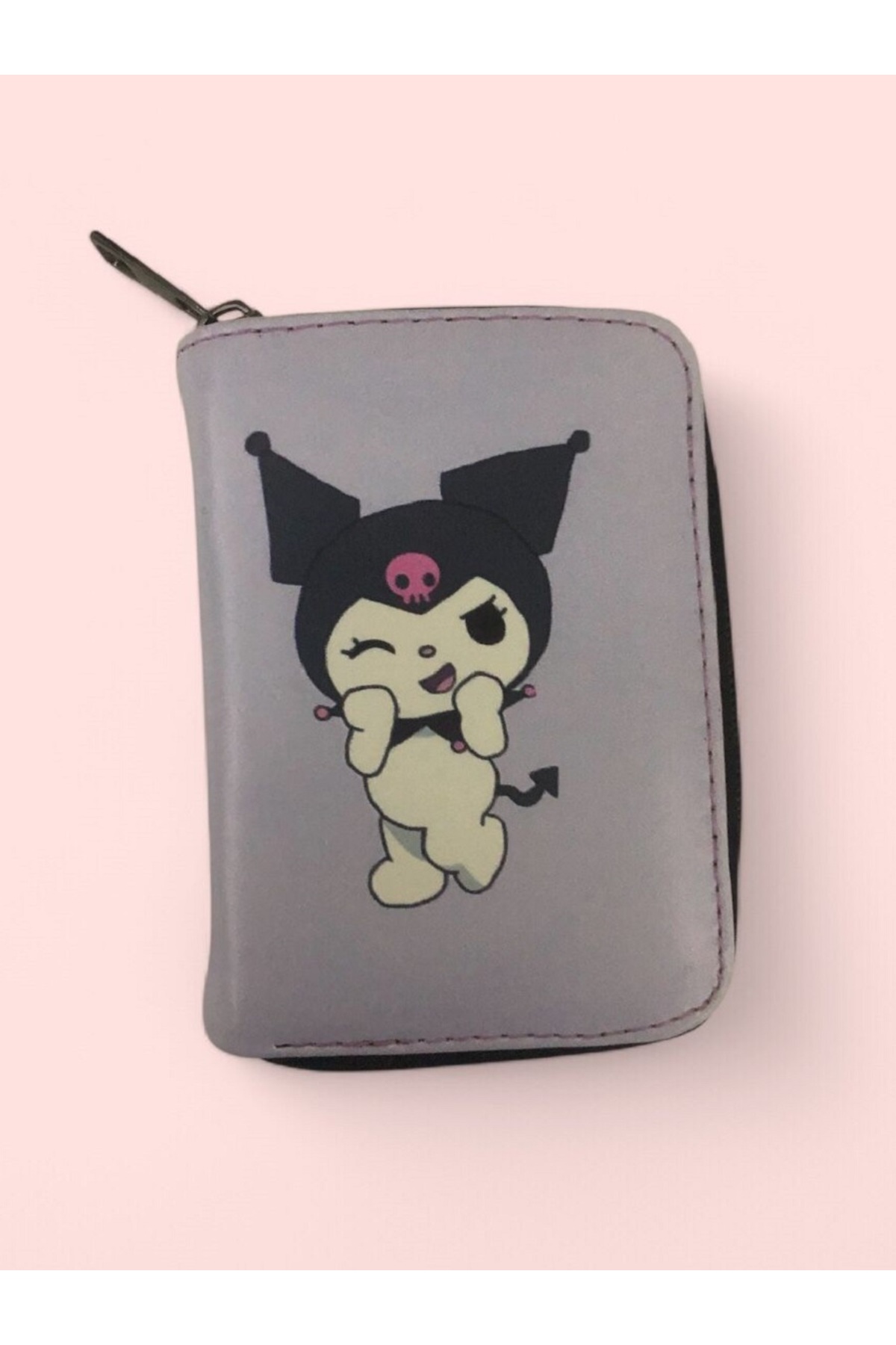 Kuromi Girl Child Wallet Partitioned Zippered
