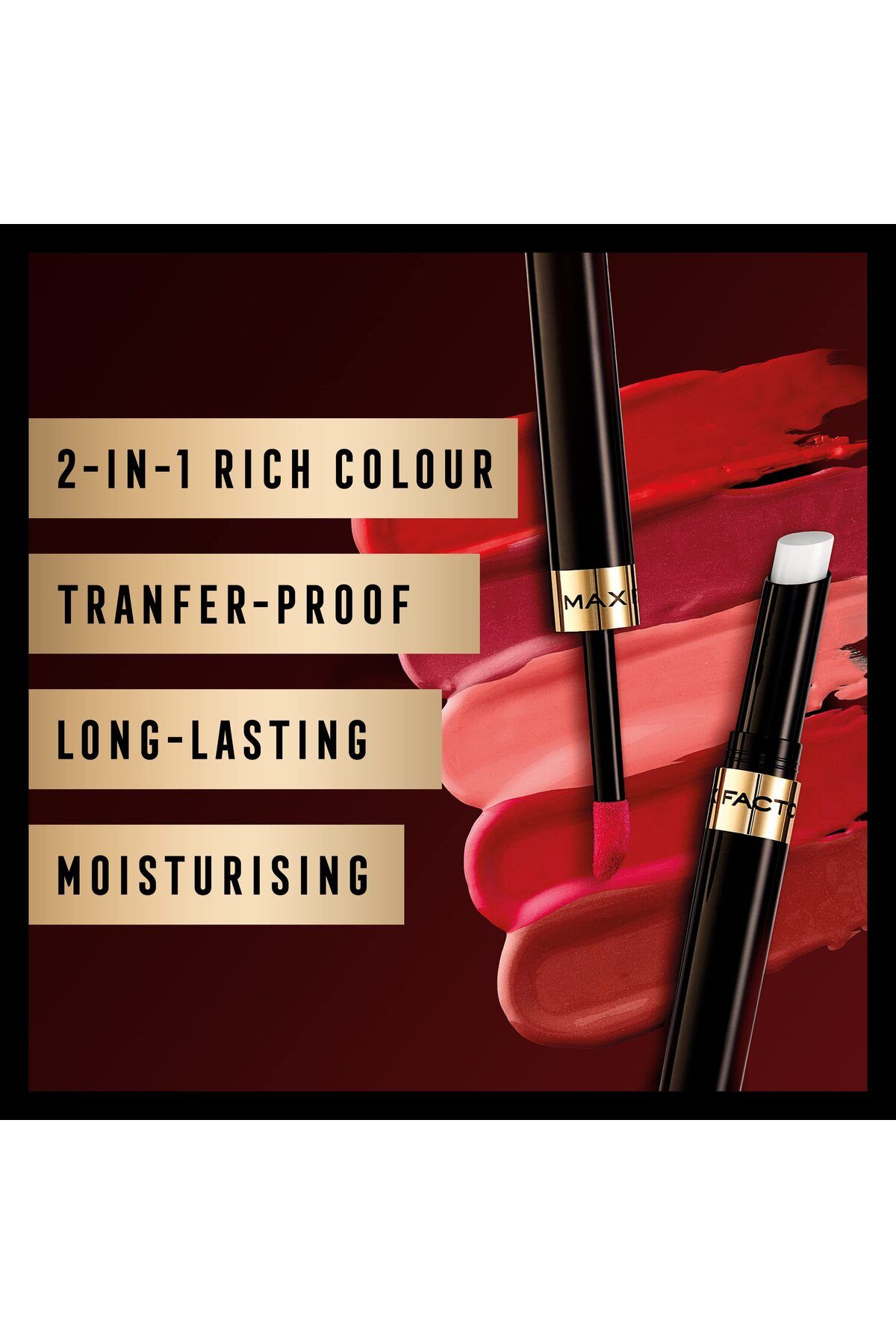 Max Factor-X Lipfinity Lip Color, 120 Hot, Step 1: 2.3 ml & Step 2: 1.9 g 7