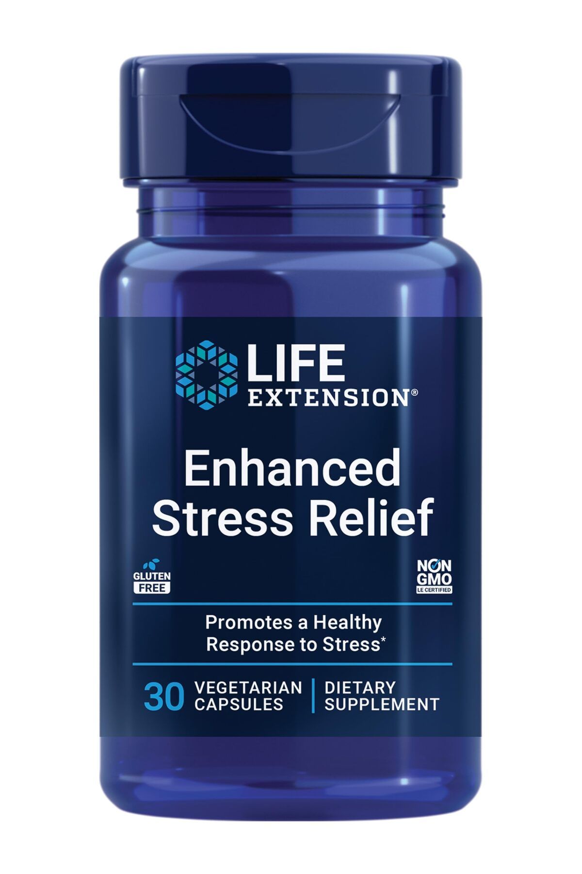 Life Extension-Lemon Balm & L-Theanine Stress Relief Supplement, Gluten-Free, Non-GMO, Vegetarian, 30 Capsules 1