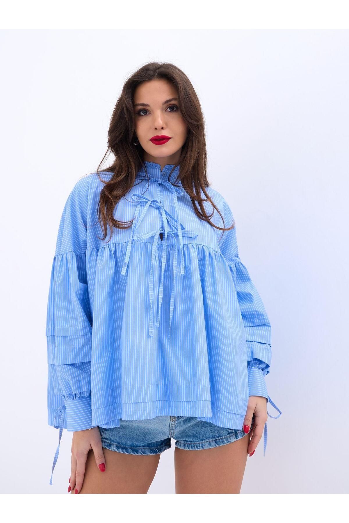 ASFSTORE 6464 GÖMLEK-DALLAS ÇİZGİLİ