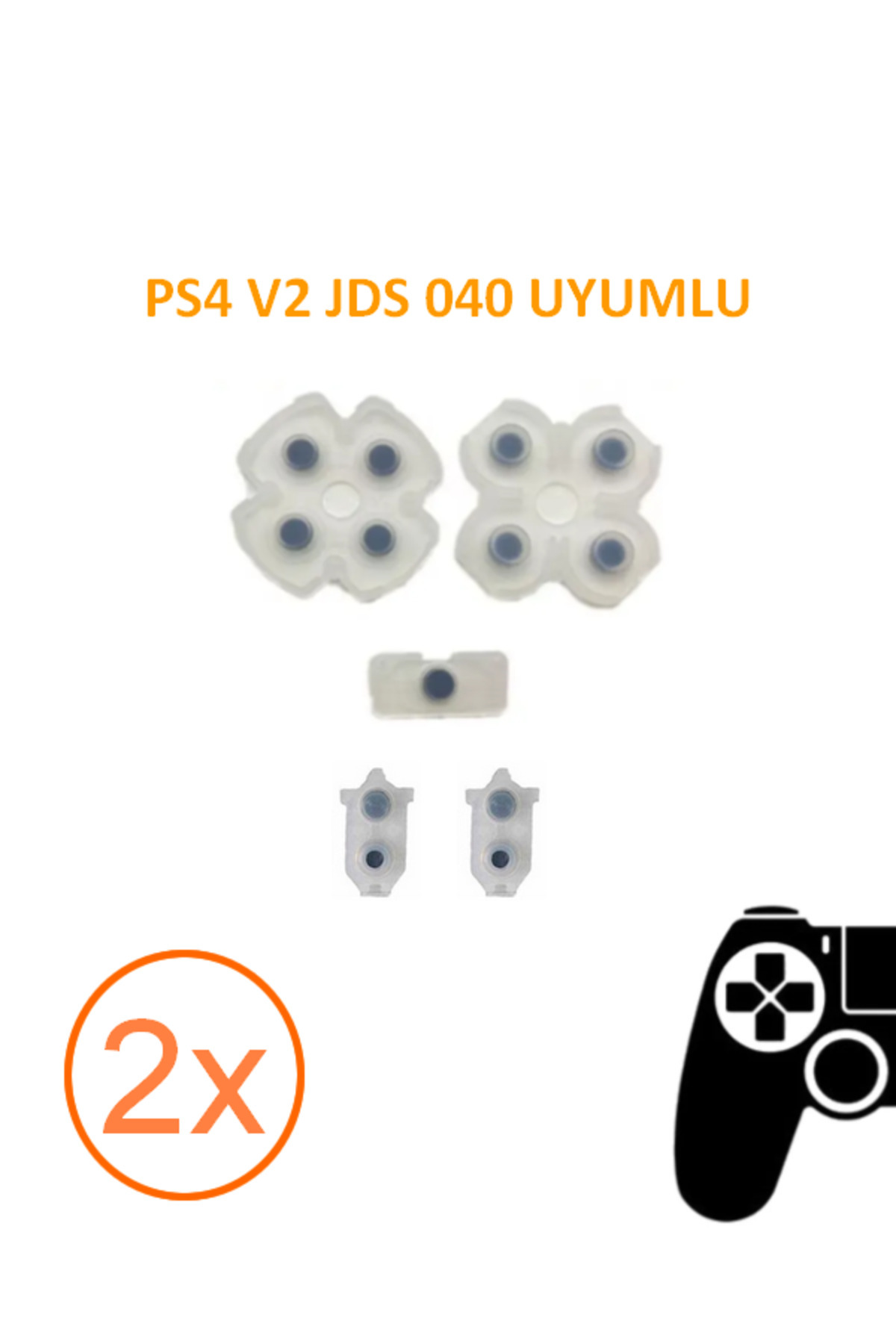 siar 2 Takım Ps4 V2 Kollar İle Uyumlu Lastik Takımı Kaliteli Ürün