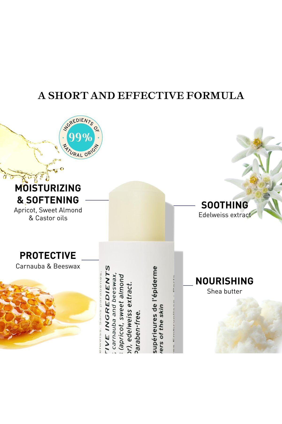 Embryolisse-Protective Lip Balm with Shea Butter for Hydration, 0.16 oz. 5