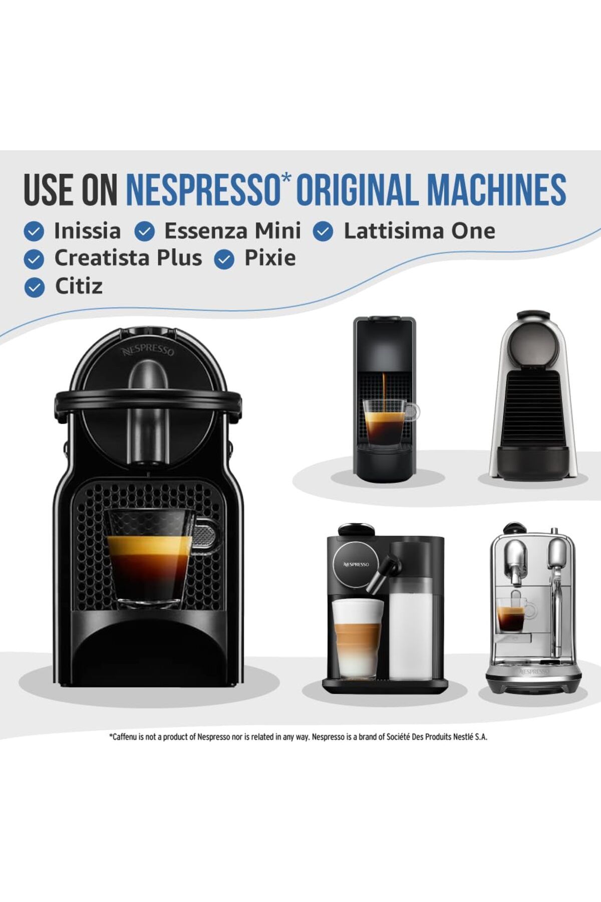 Caffenu-Nespresso Descaling Kit: 2 Solutions, 4 Pods, Limescale Removal, Originaline Compatible 7