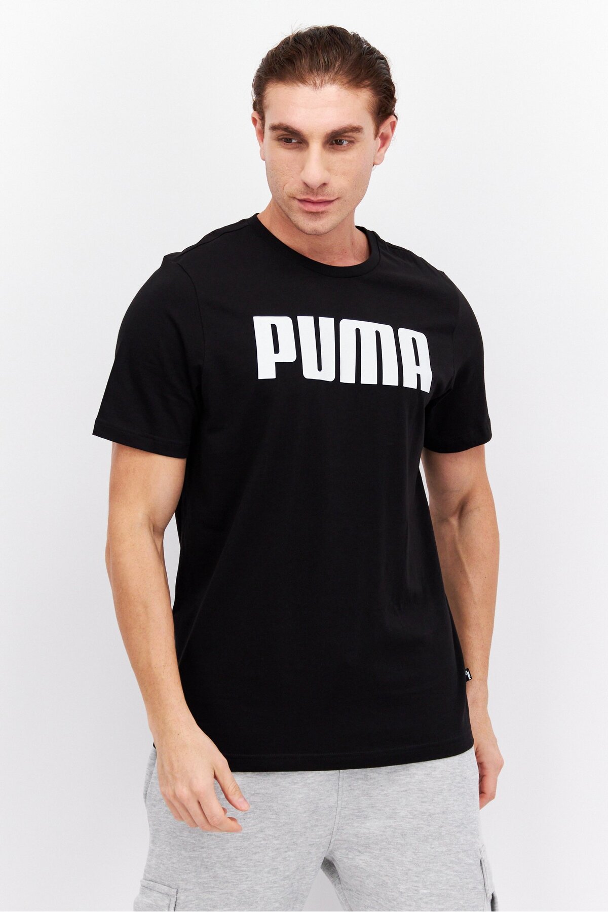 Puma Men Sportswear Fit Training Short Sleeve T-Shirt, Black