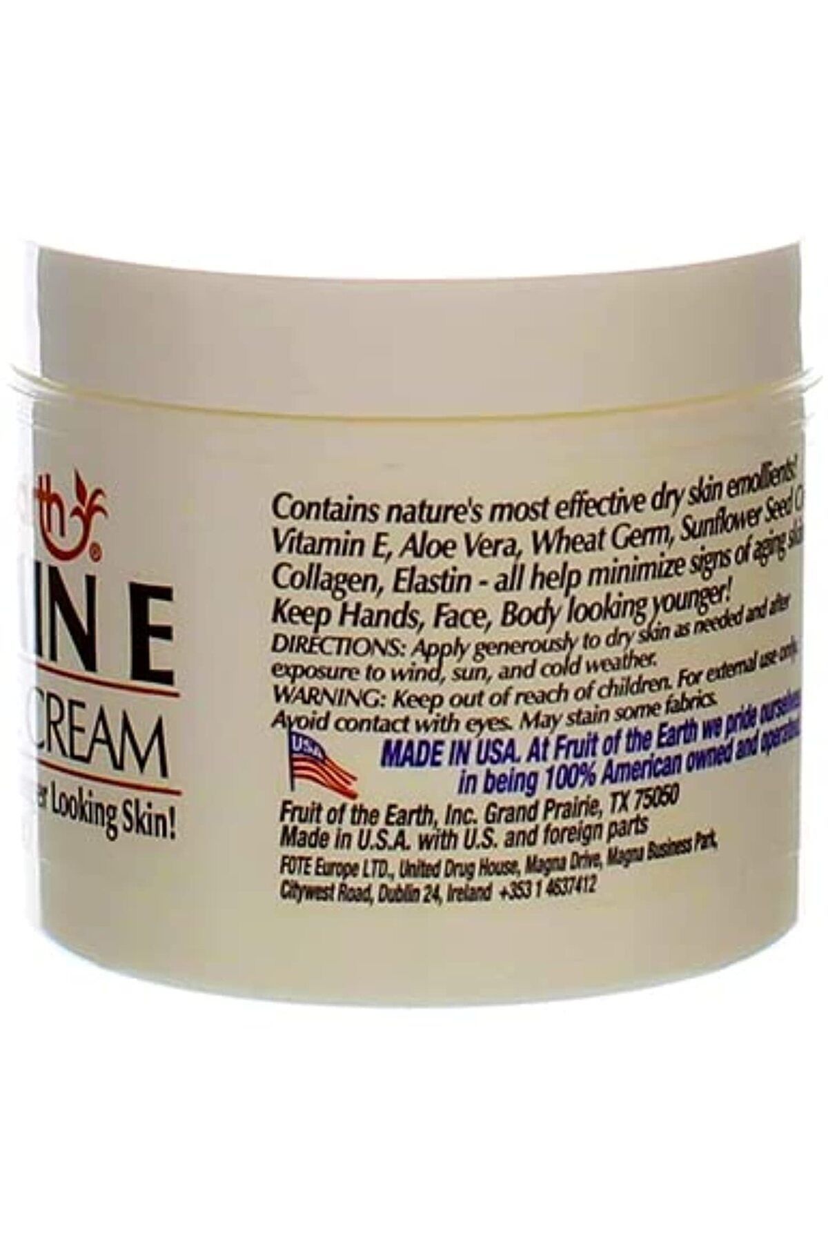 Fruit Of The Earth-Vitamin E Skin Care Cream 4 Ounce Cream 9