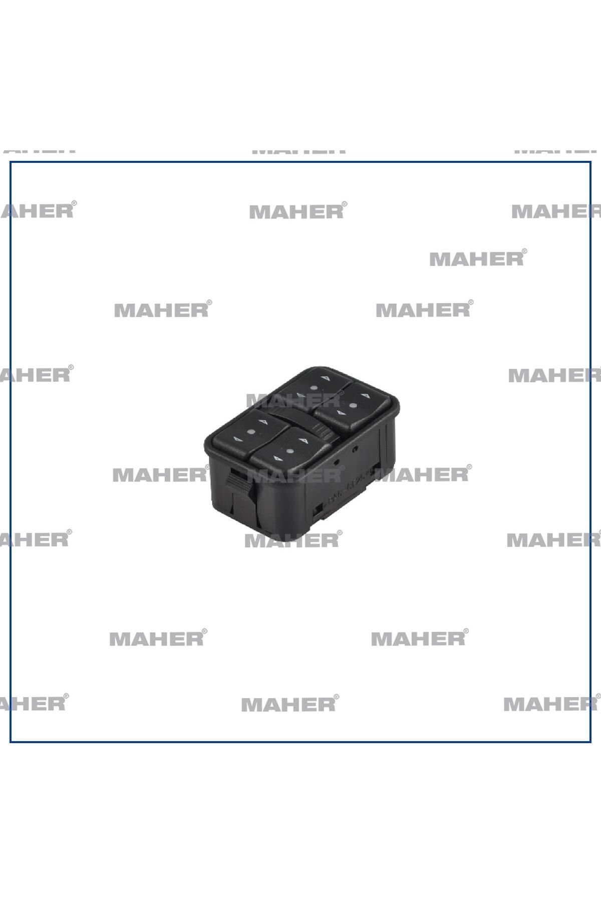 MAHER Düğme Cam Açma Astra G / Zafira A / Meriva 98-07 (DÖRTLÜ) Sol Mhr-26526