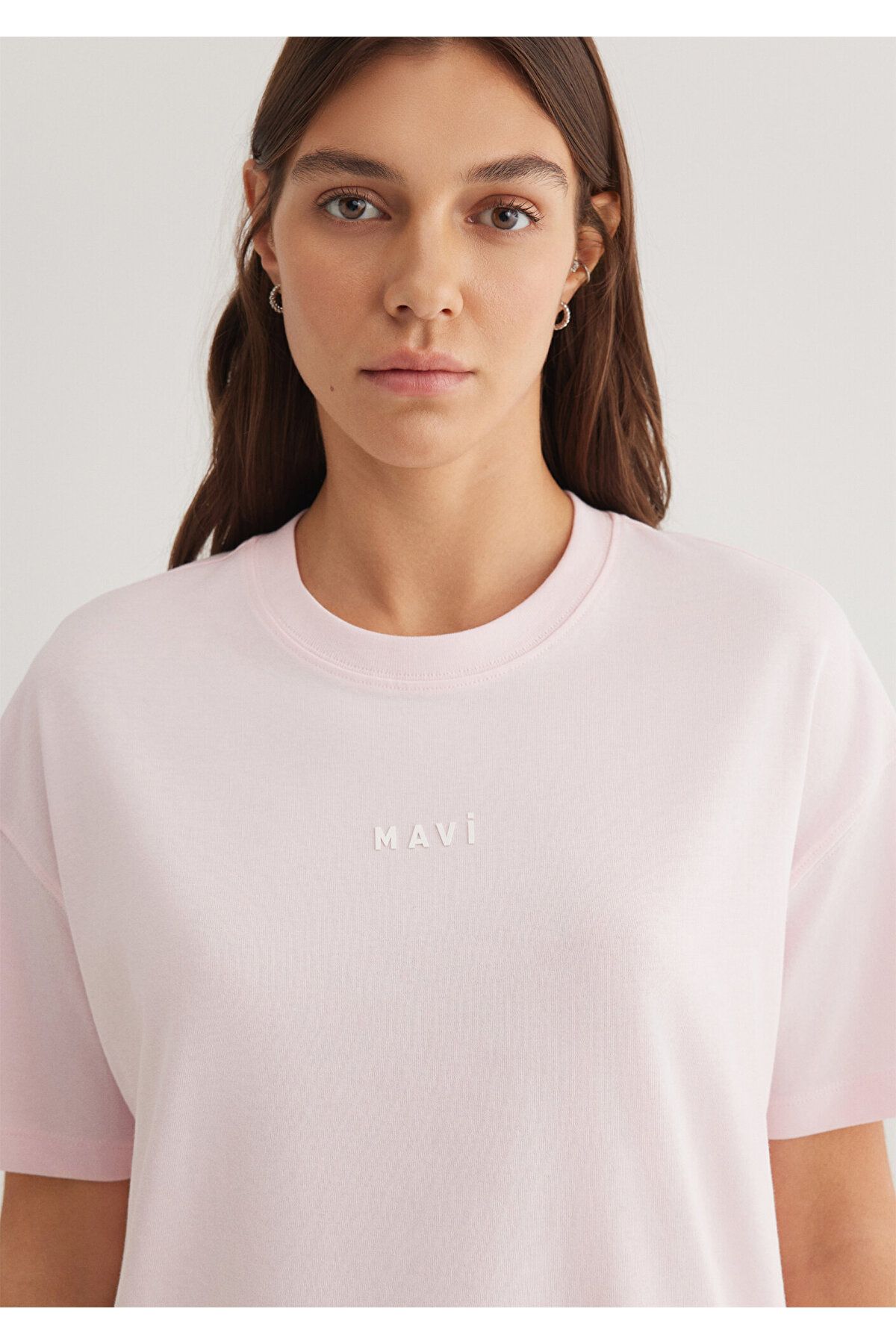 Mavi-Printed Pink T-Shirt Loose Fit / Loose Relaxed Cut 1612518 -89200 6