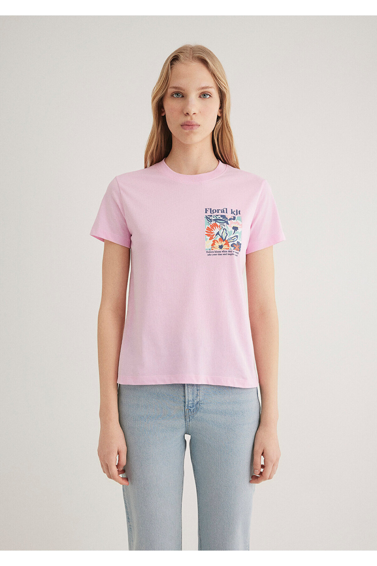 Mavi-Rosa T-Shirt mit Blumenmuster Slim Fit / Slim Fit 1612956 -71117 5