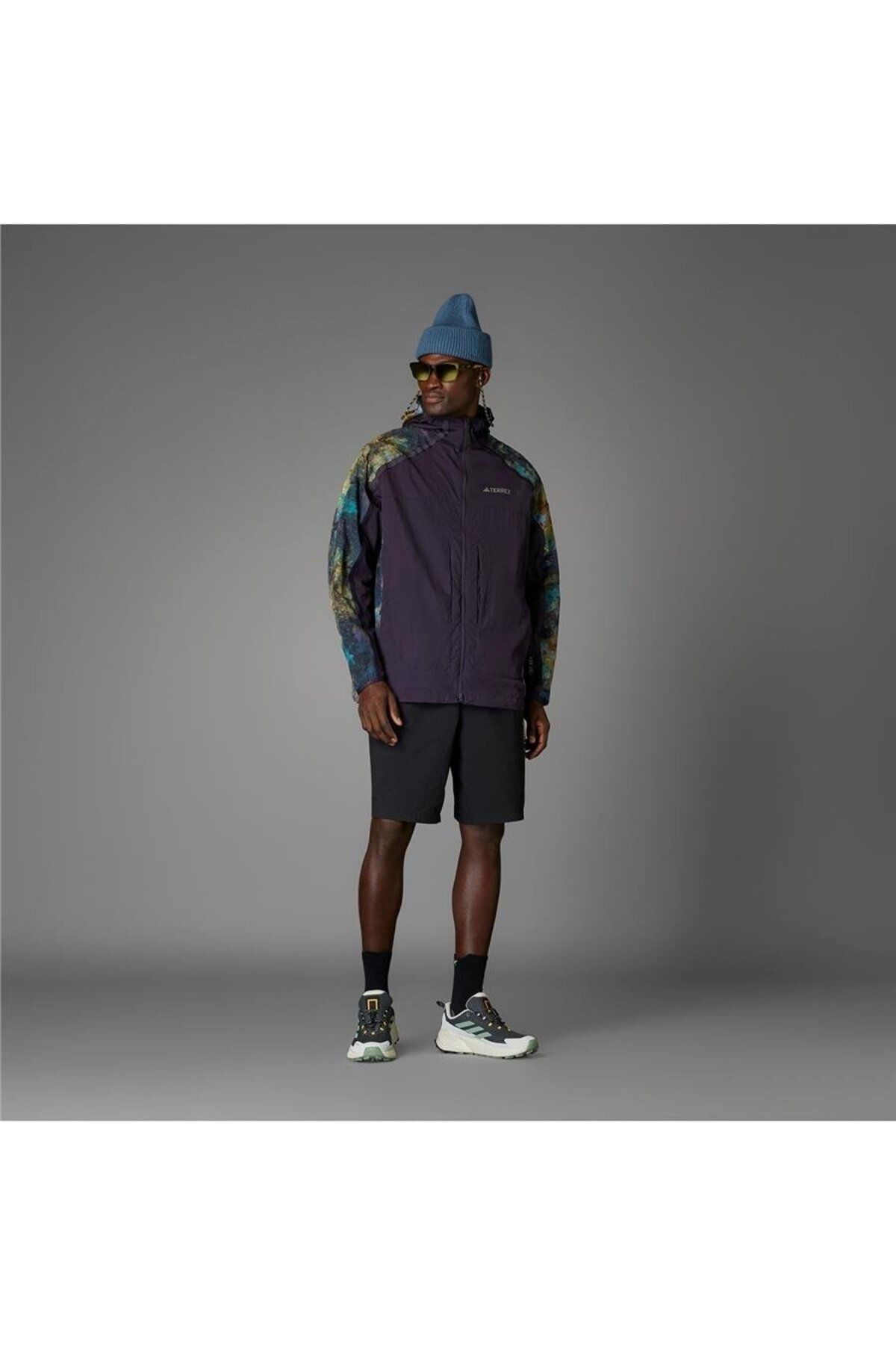 adidas-Men's Purple Jacket Ng W.R Aop Jkt Jd5839 8