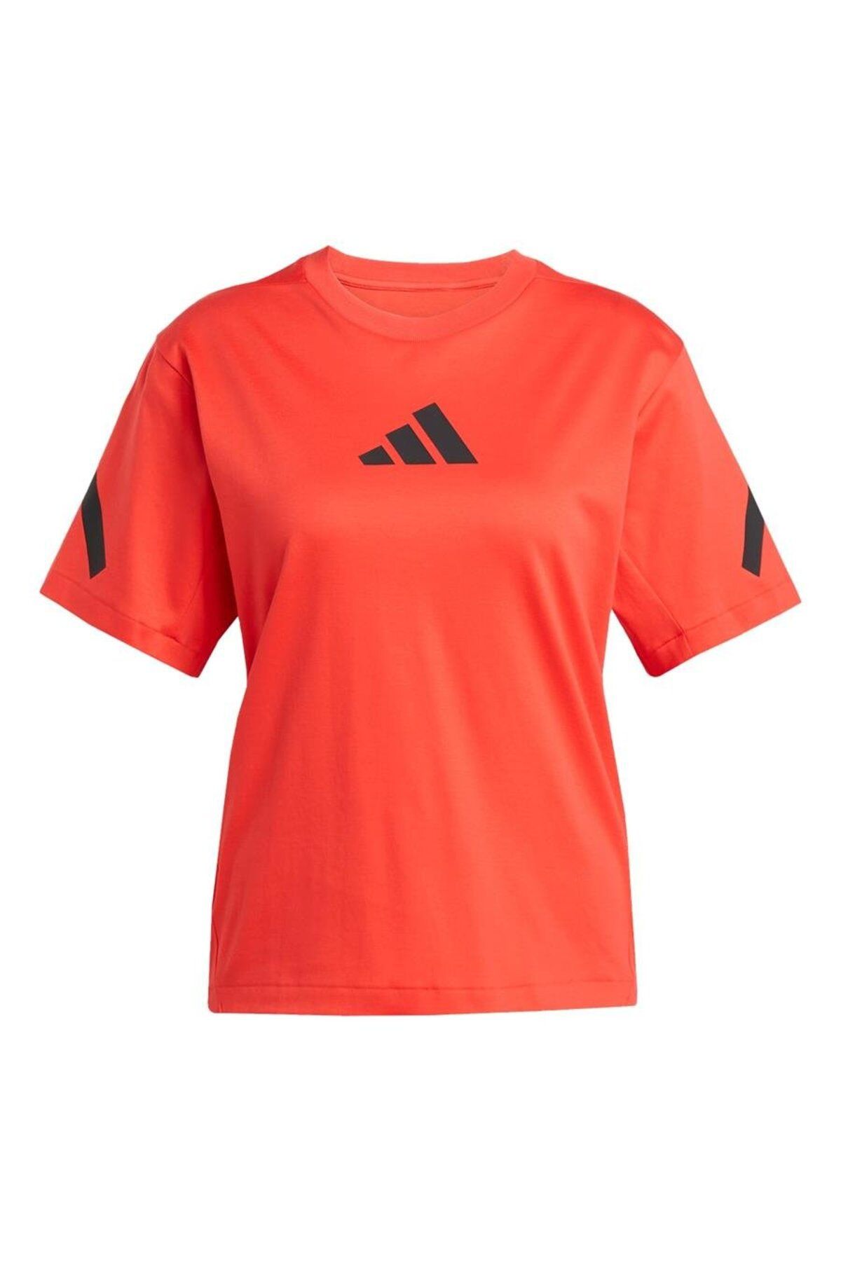 adidas-Women's Red T-Shirt W Z.N.E. Tee Jj4779 1