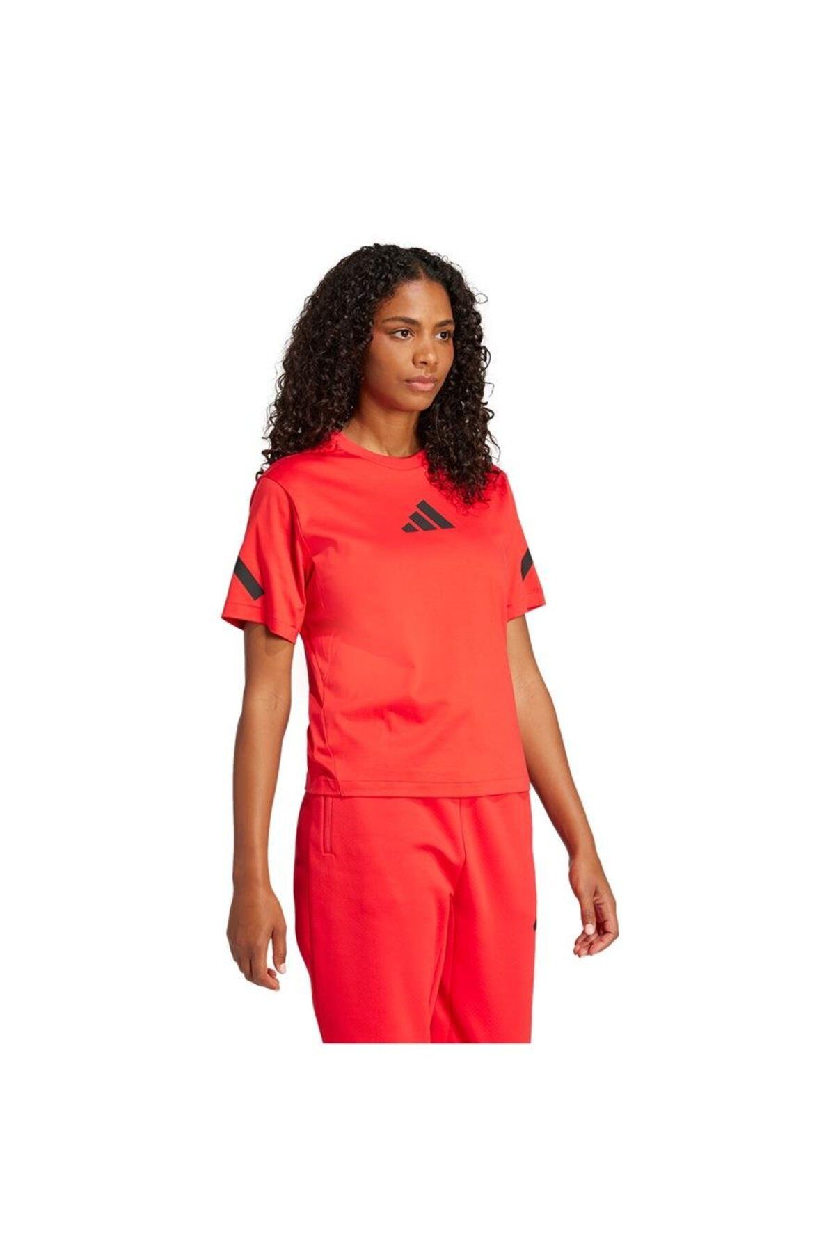 adidas-Women's Red T-Shirt W Z.N.E. Tee Jj4779 4