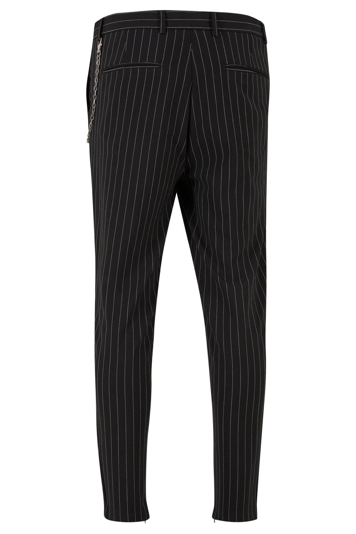 2Y STUDIOS-2Y Cropped Pants Nadelstreifen 2