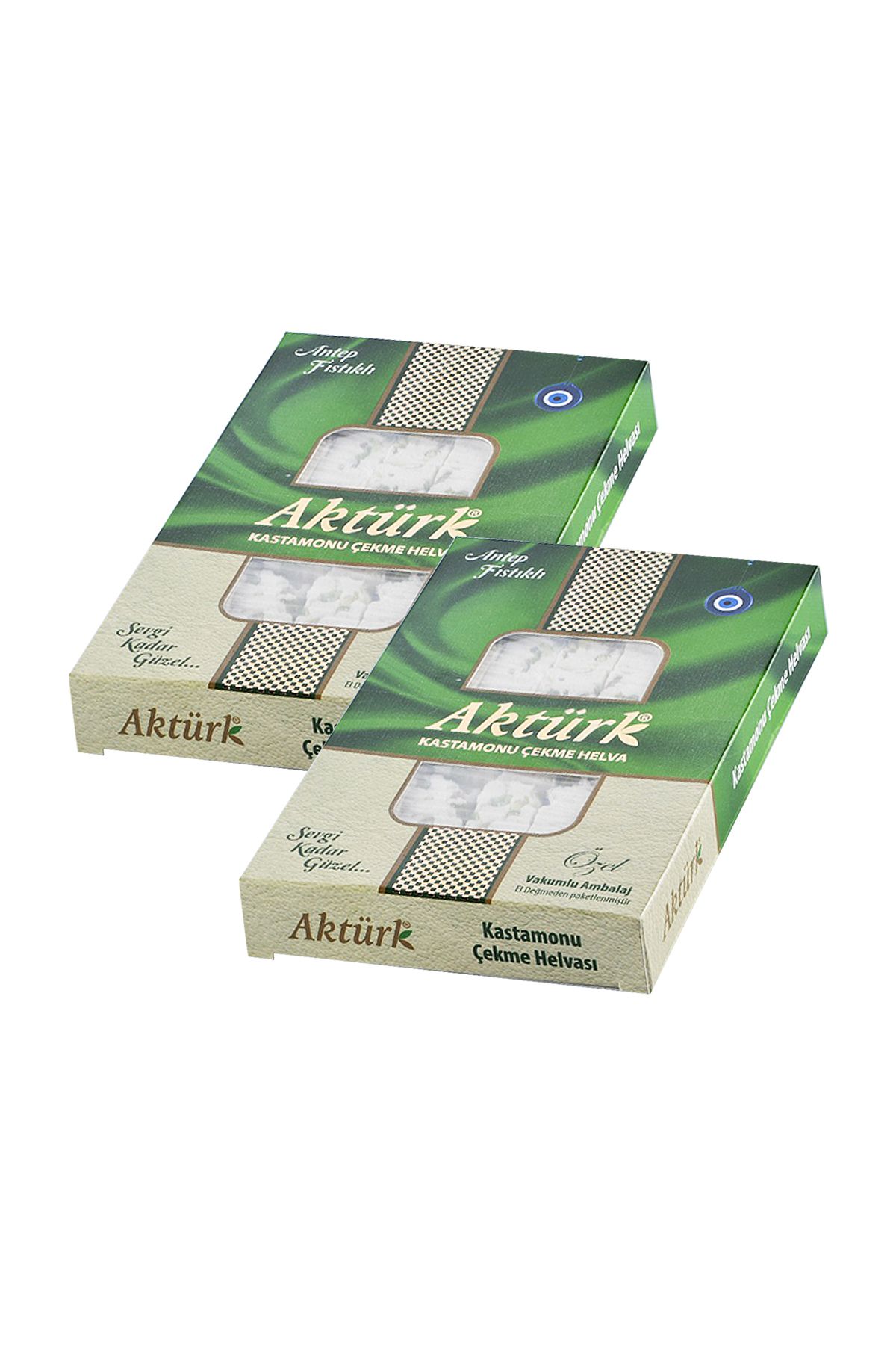 Aktürk Kastamonu Çekme Helva Antep Fıstıklı 250 gr x 2 Adet