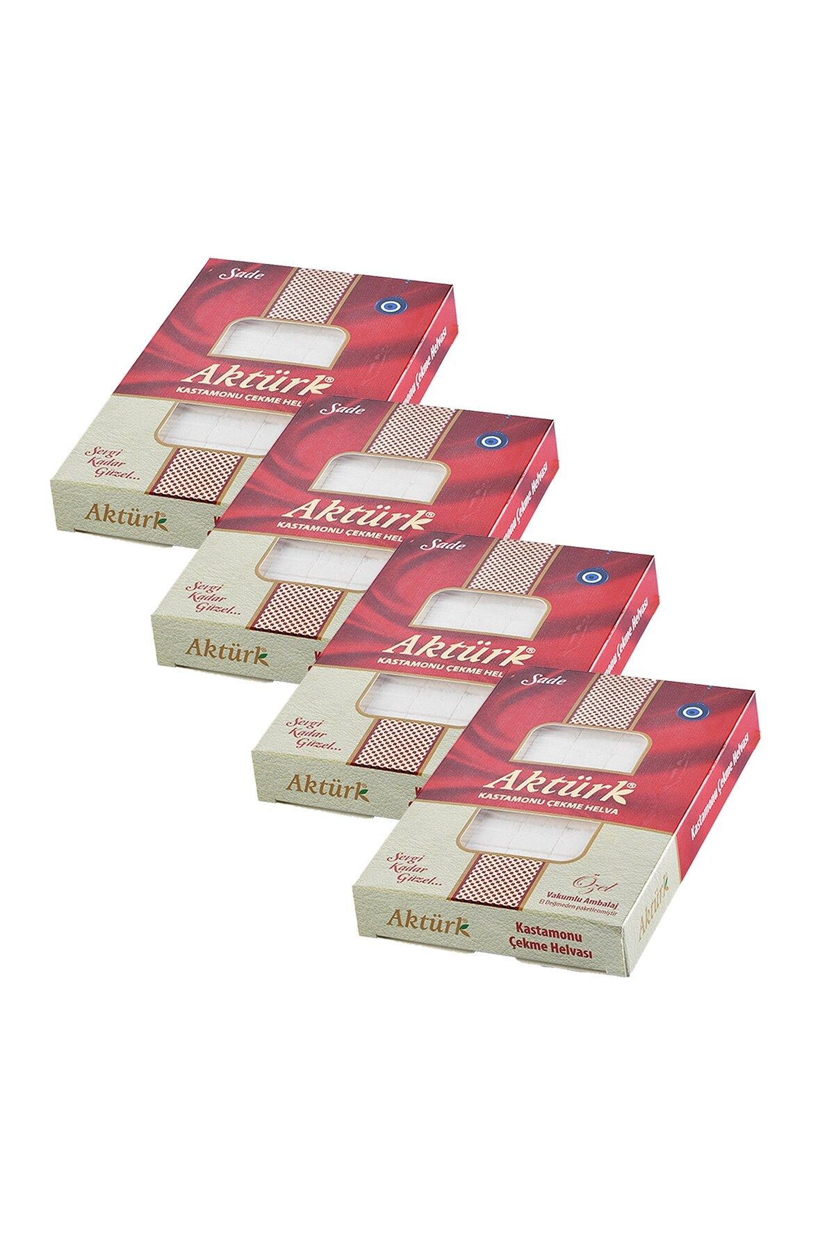 Aktürk Kastamonu Çekme Helva Sade 250 gr x 4 Adet