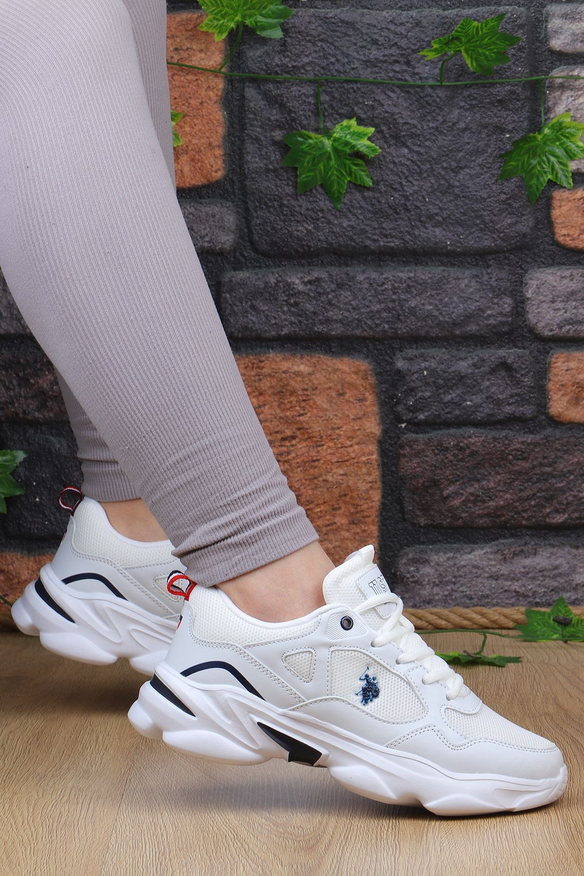 یو اس پولو کفش ورزشی راحت و راحت آنوراک مدل High Sole Unisex